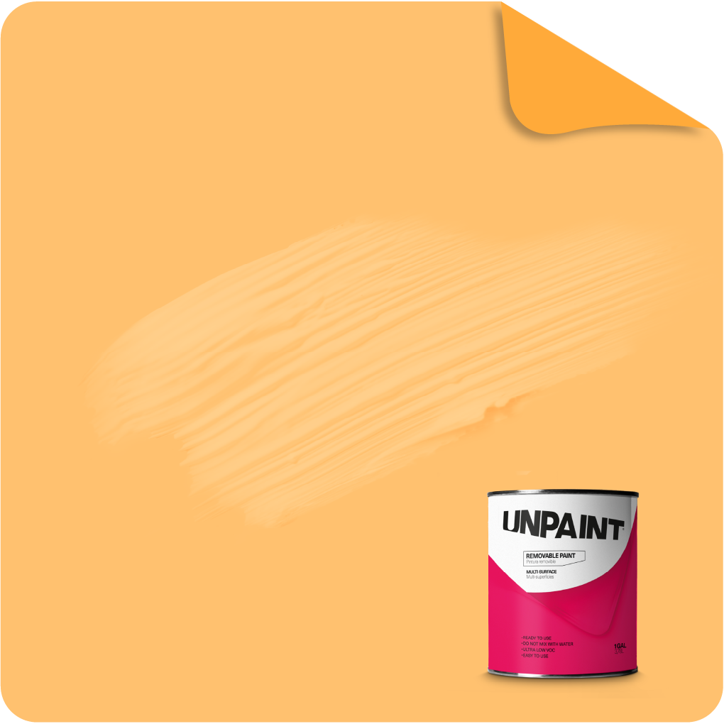 UNPAINT FE-EZ41-XCPC Matte Orange Strawberry Carrot Water-based Interior Paint ( 1-gallon )