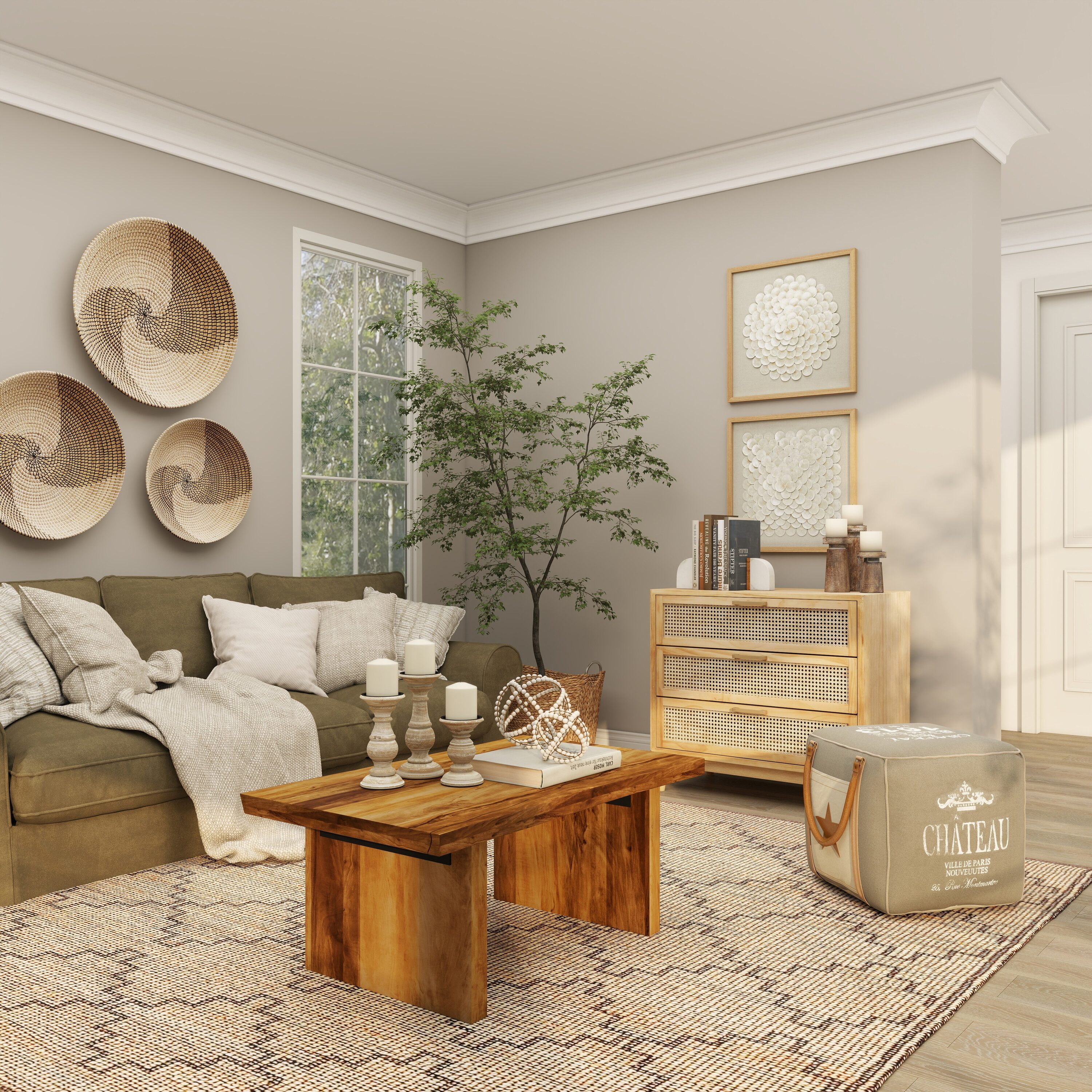 Grayson Lane 88596 Indoor-Ottomans - View #9