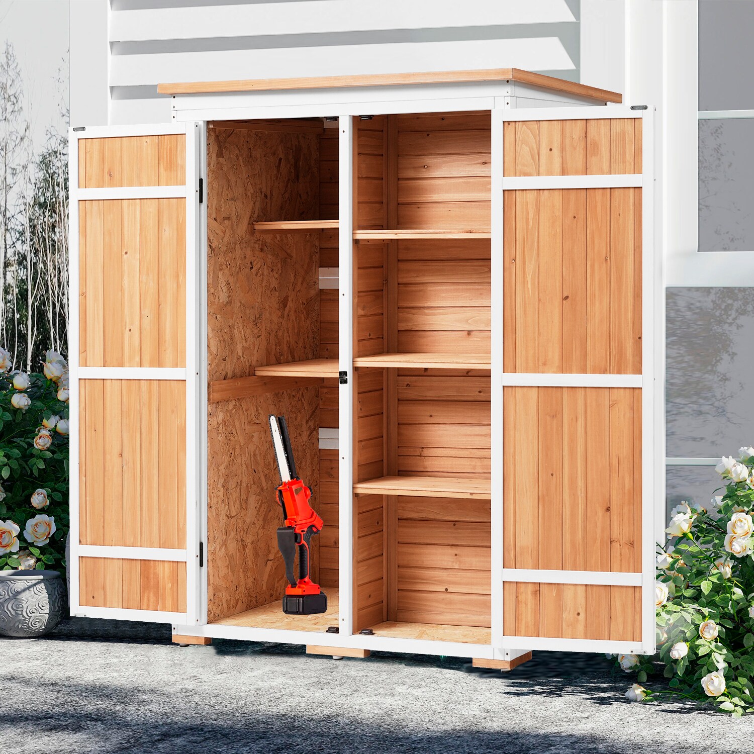 Maincraft D01-OSS21 Wood-Storage-Buildings - View #3