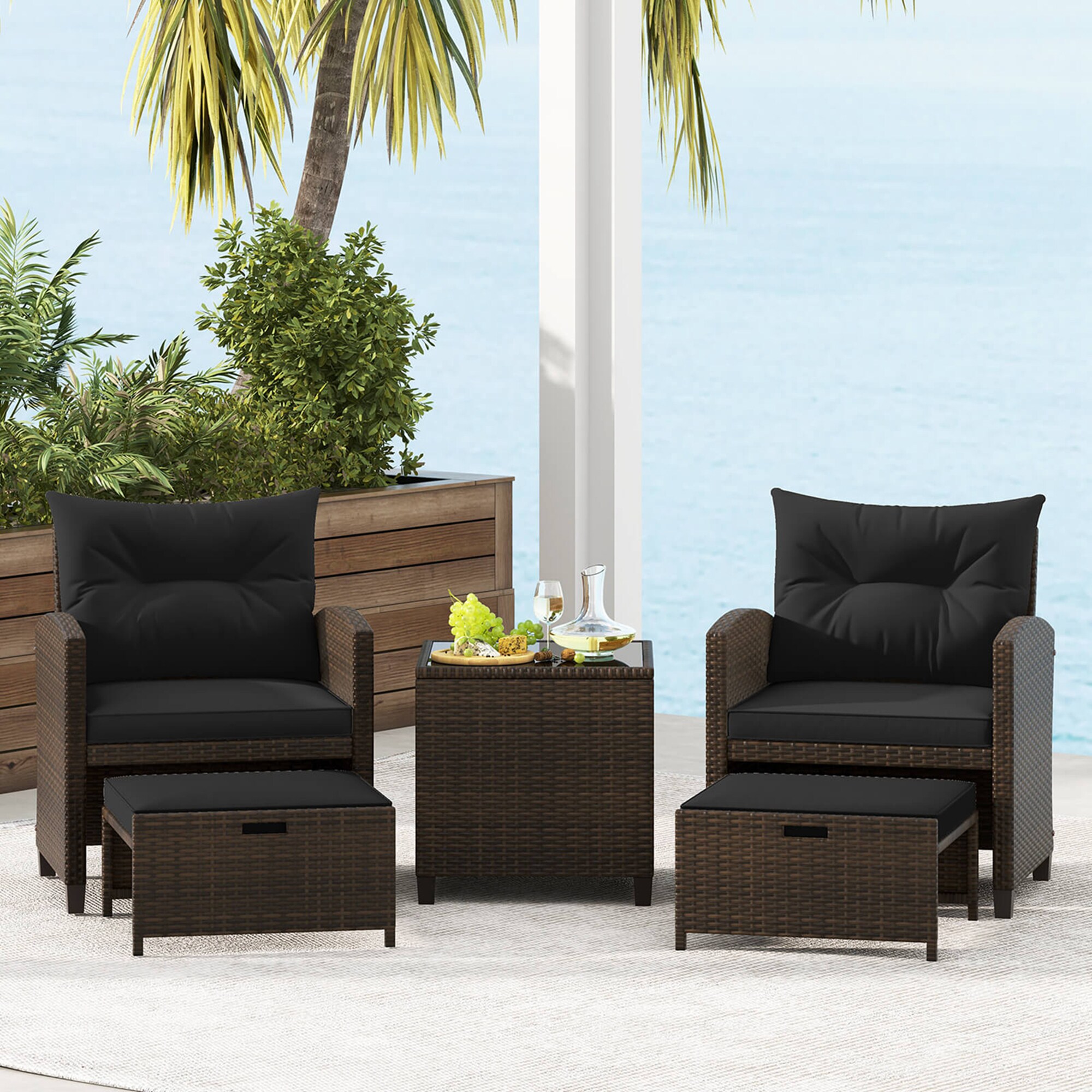 Costway HCST02117 Patio-Conversation-Sets - View #9