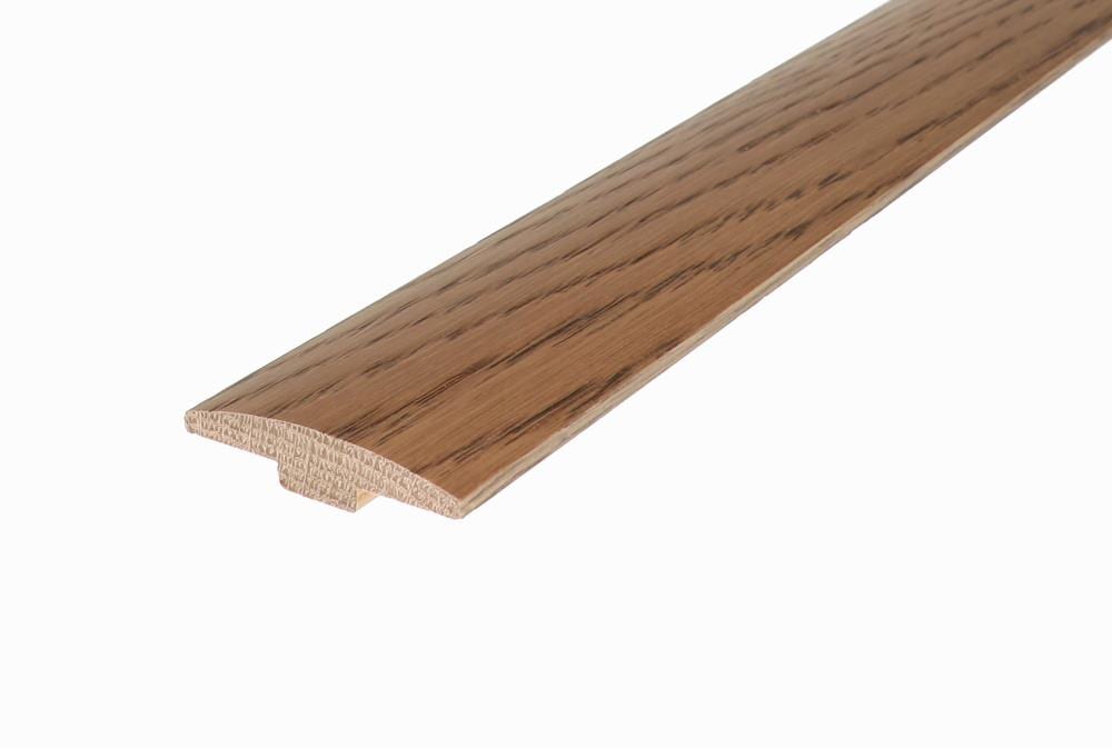 Flexco French Oak Ascent 0.421-in T x 2-in W x 78-in L Solid Wood T-moulding