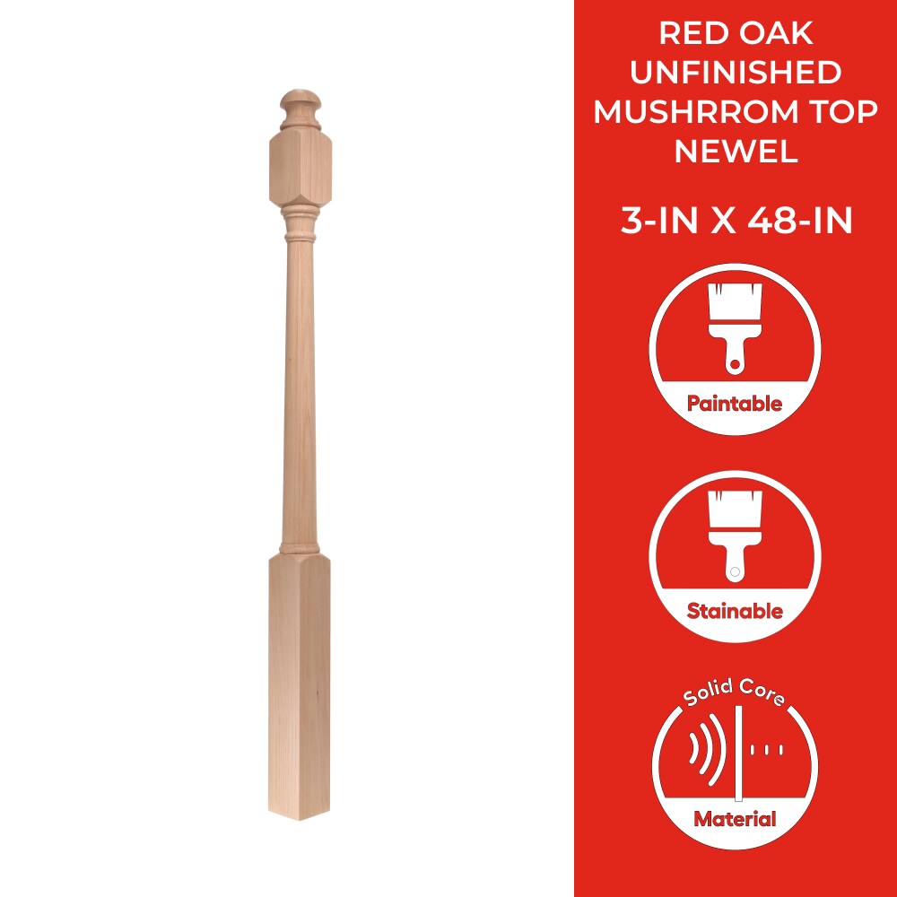 RELIABILT WG4040MT48OAK Interior-Stairpart-Newel-Posts - View #6