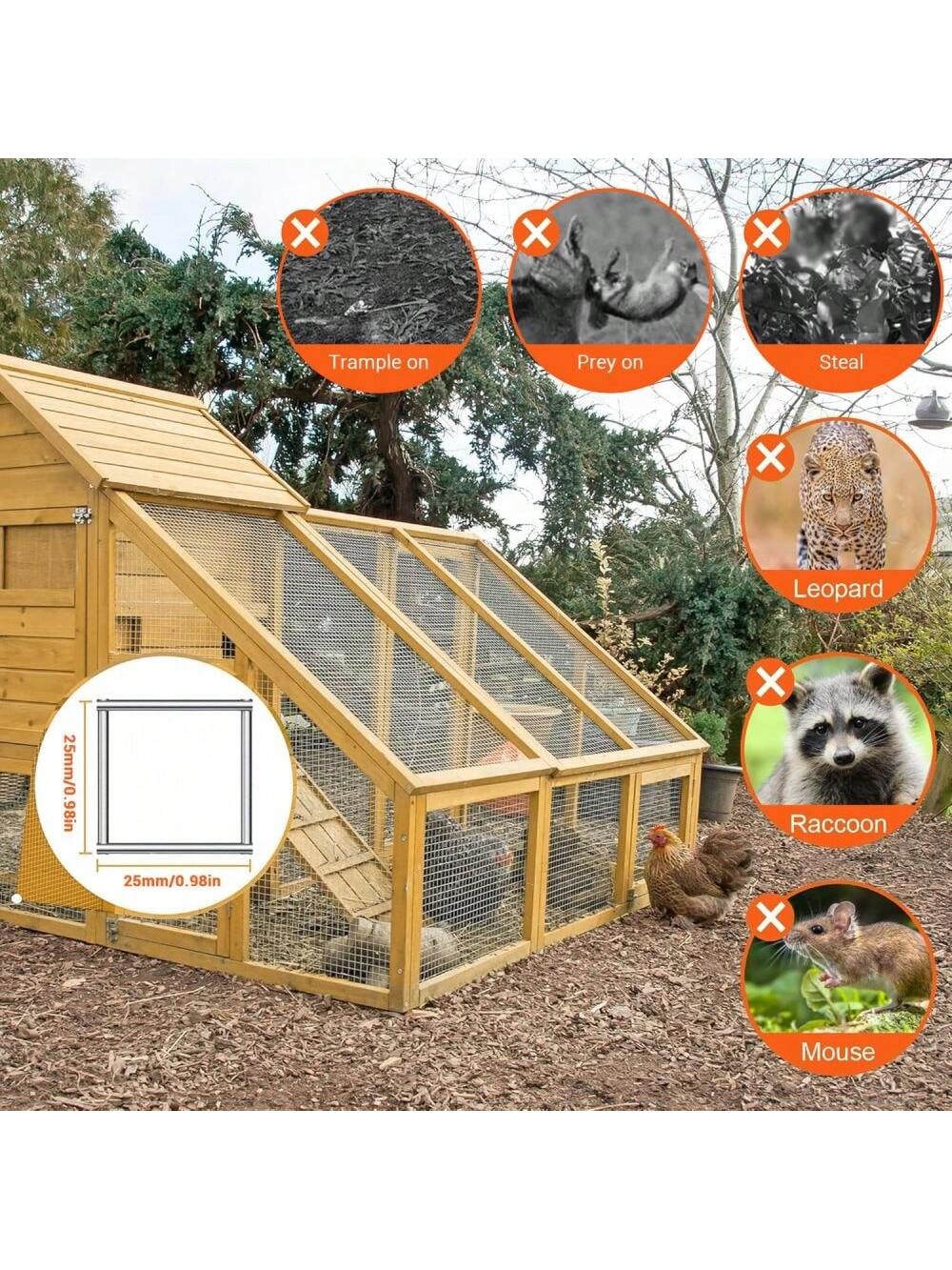WhizMax BY-PPS-335ATRQ8 Outdoor-Kennel-Accessories - View #4