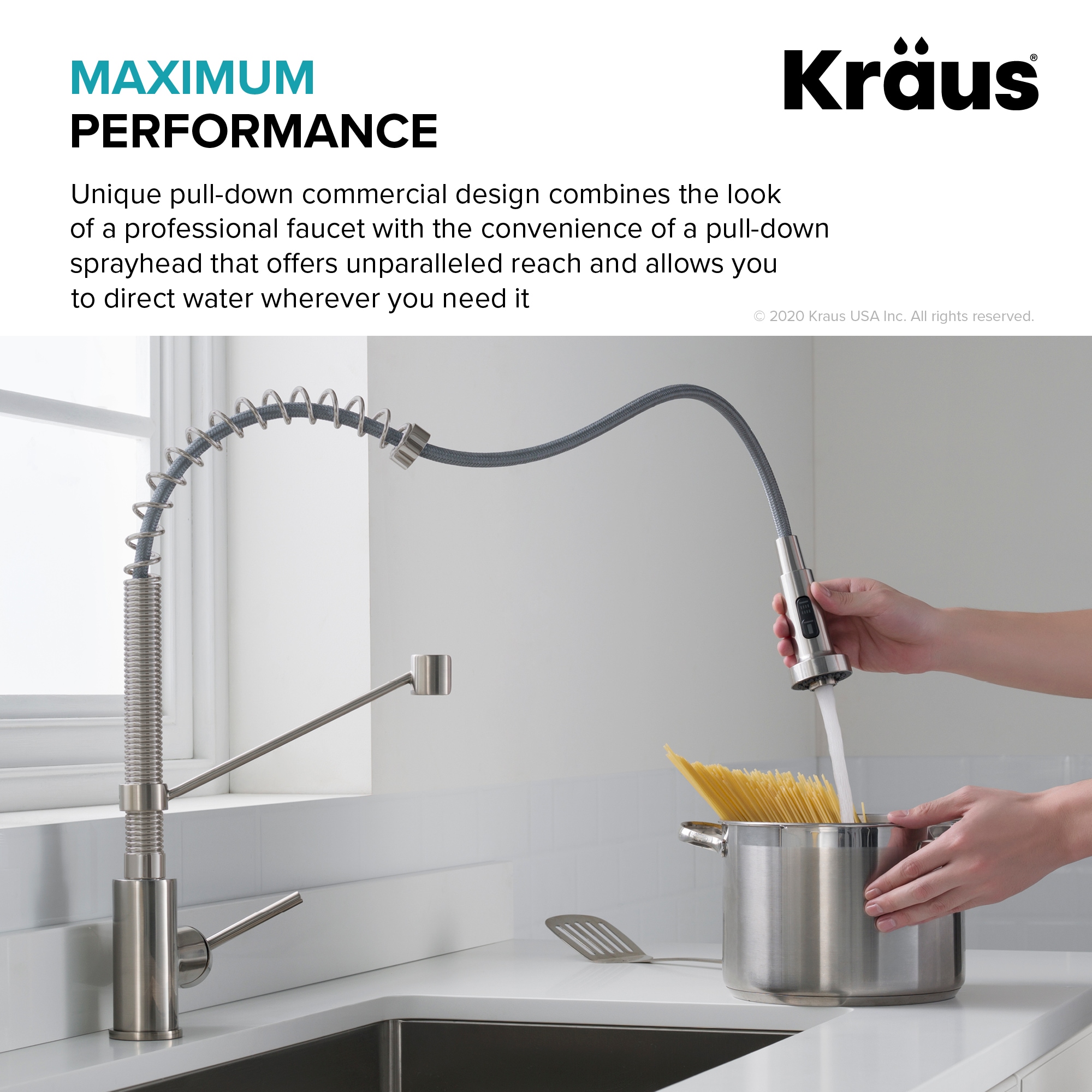 Kraus KPF-1610-KSD-53SFACB Kitchen-Faucets - View #5
