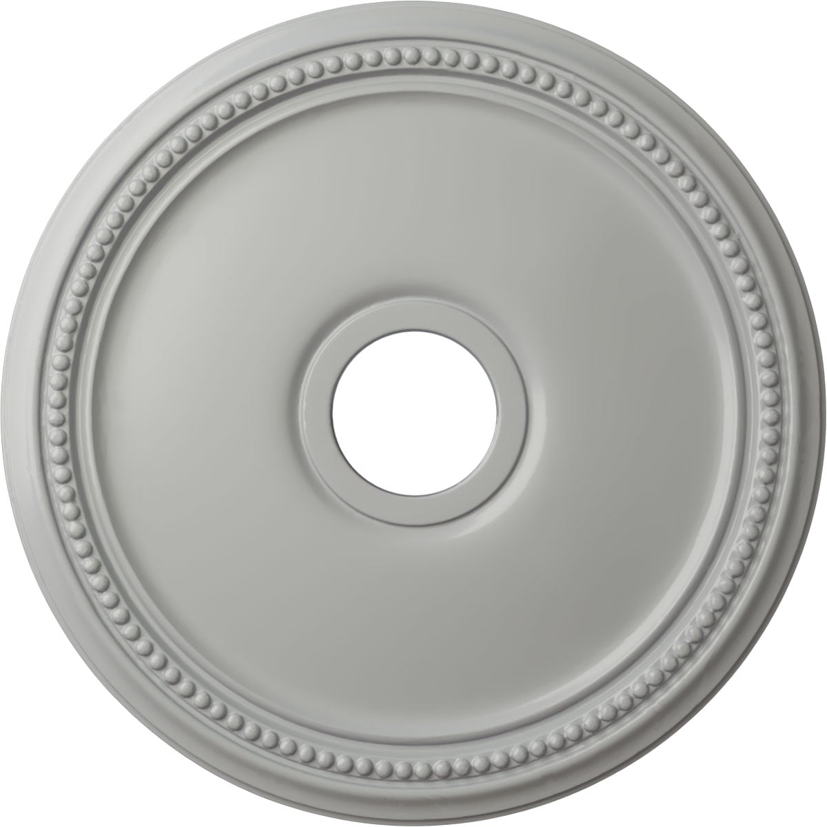 Ekena Millwork CM18DIFRF Diane 18-in W x 18-in L Painted Frost Polyurethane Whole Ceiling Medallion