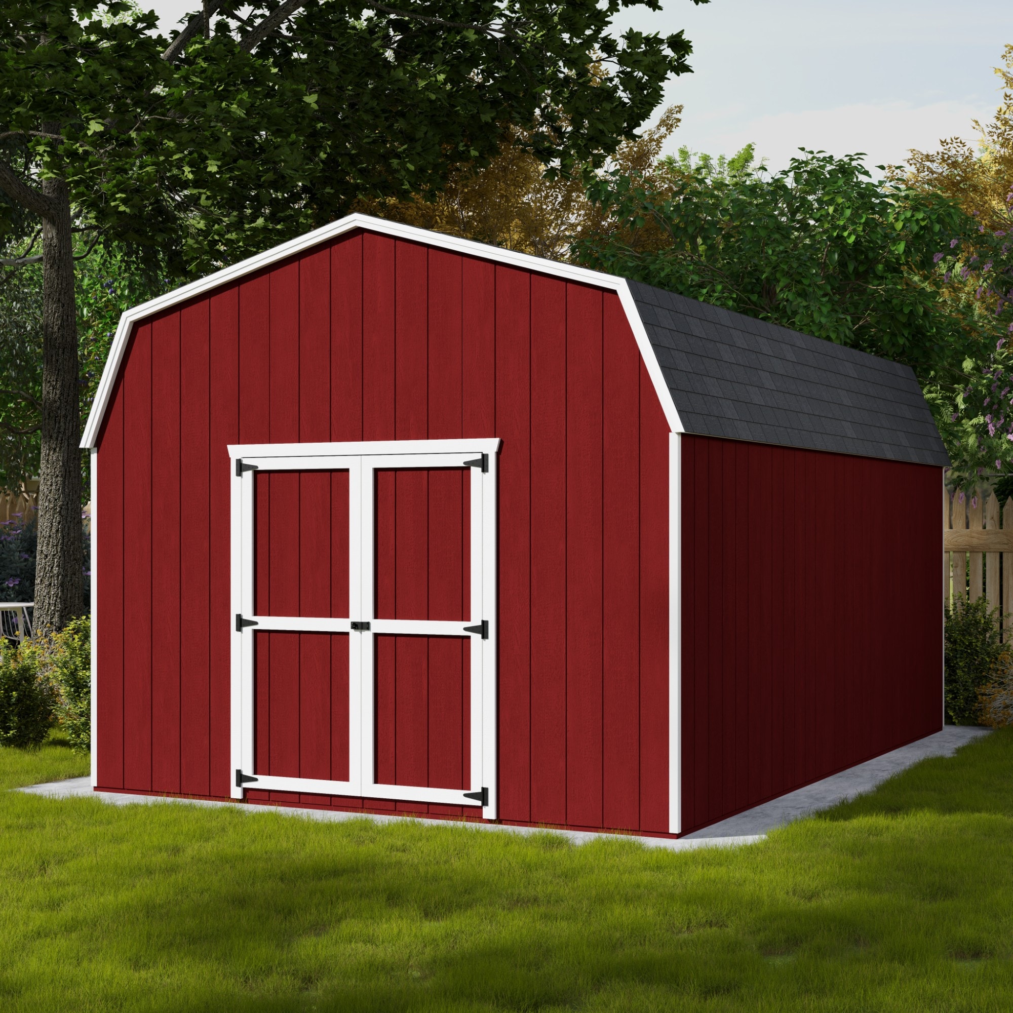 Little Cottage Co 12X18 VGB-6-PC-FK Wood-Storage-Buildings - View #2