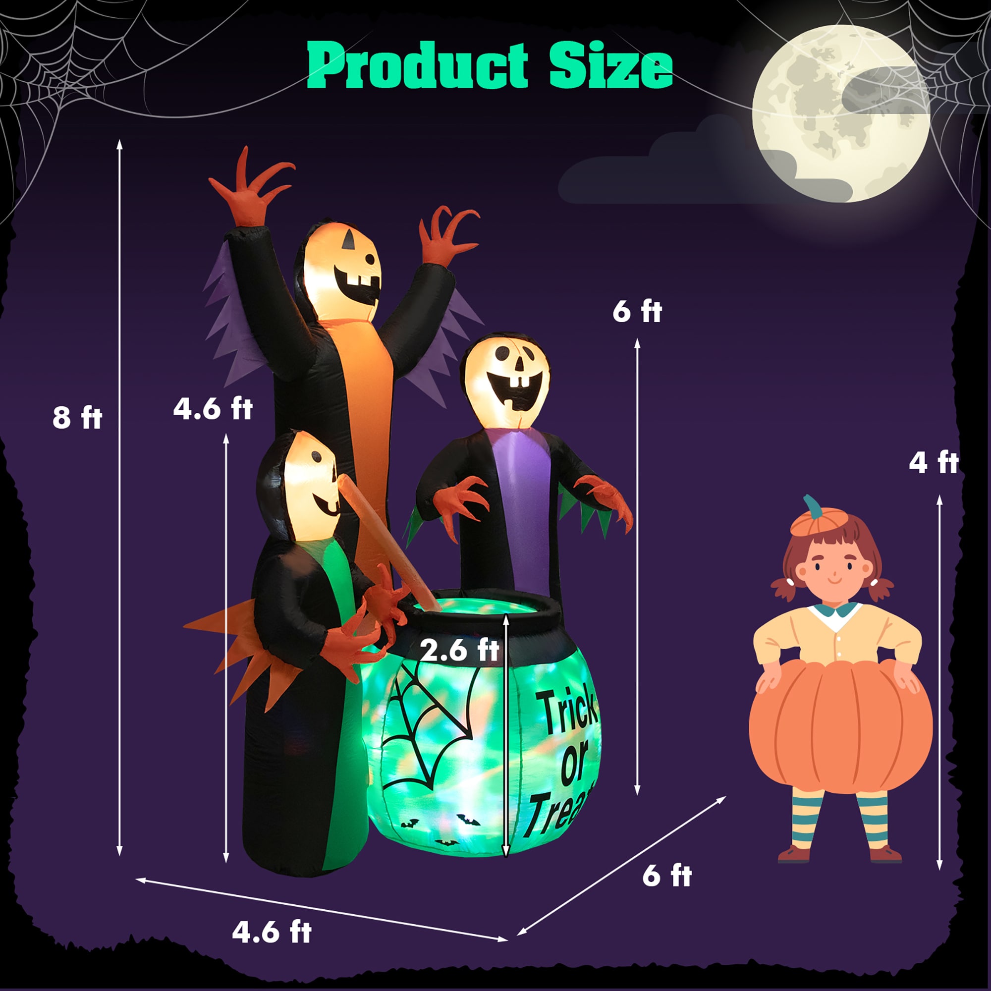 Costway TX10013US Outdoor-Halloween-Decor - View #2