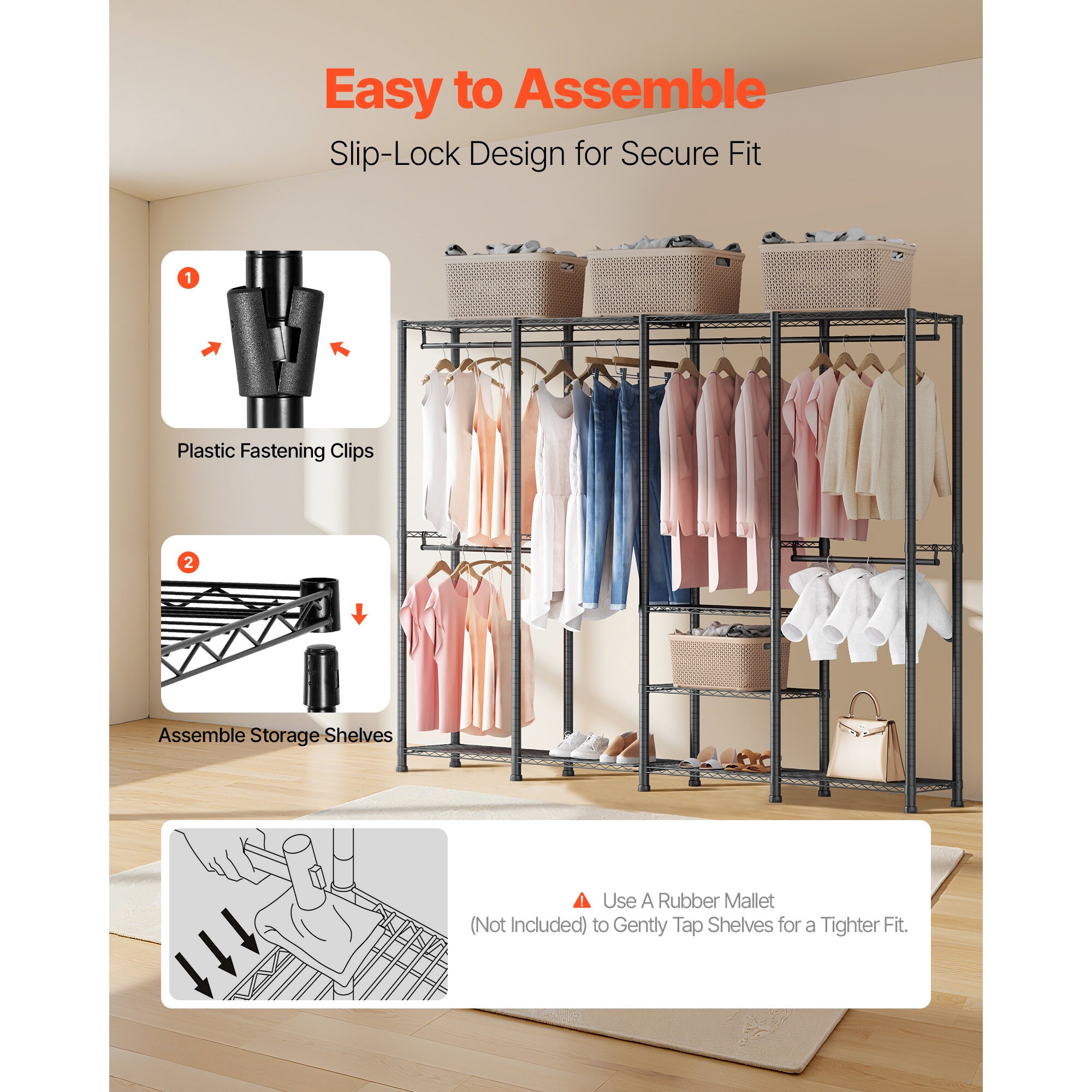 VEVOR SCSLJTCYJ6G114345V0 Garment-Racks - View #7