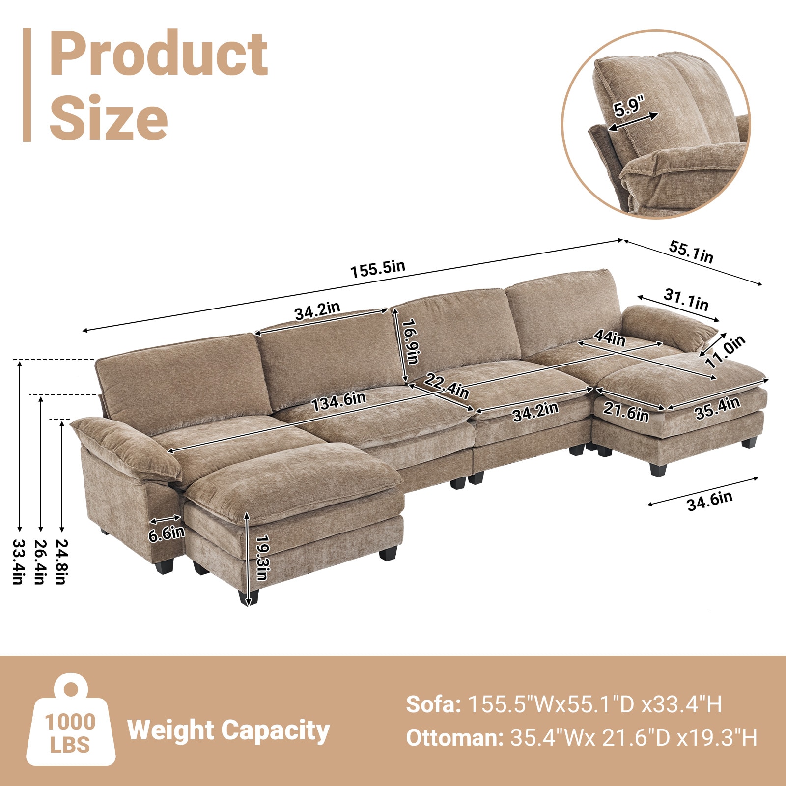 Outopee LO2G98000367X2+68+69 Sofas-Loveseats - View #2