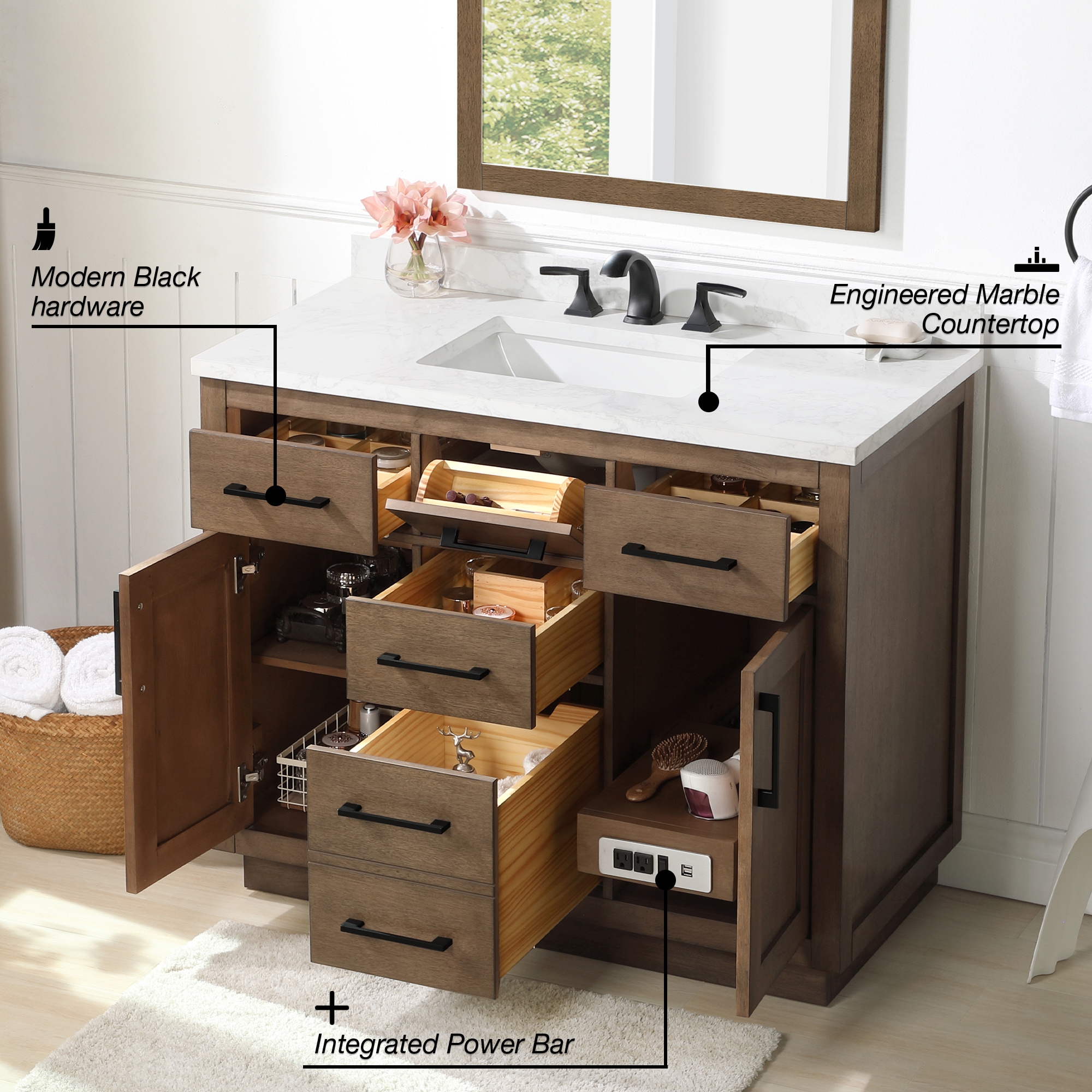 OVE Decors 15VVAR-ATHE42-059 Bath-Vanity-Combo - View #8