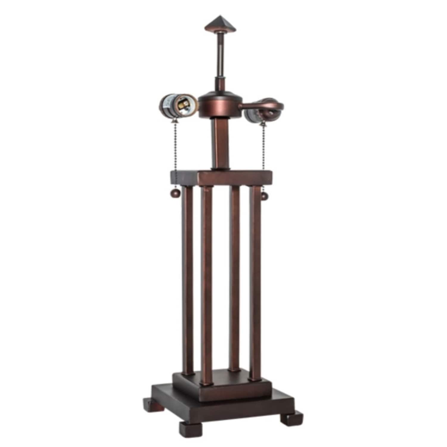 Meyda Tiffany Lighting 21617 24 in. High Column Mission 2 Light Table Base