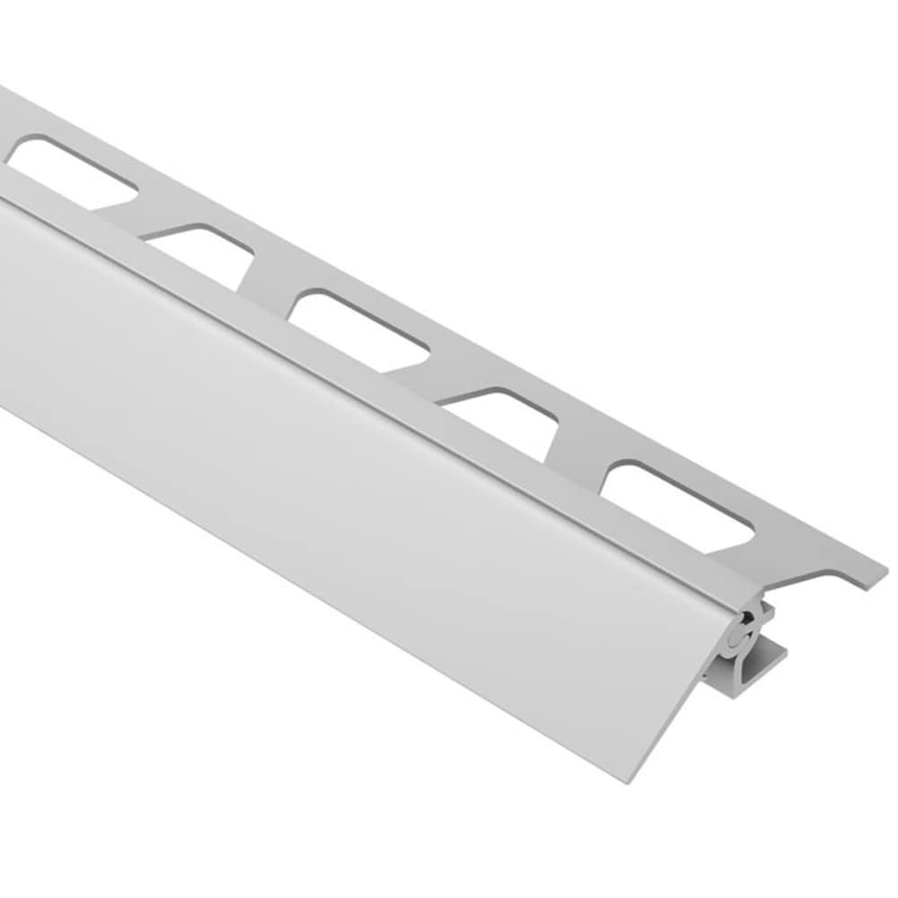 Schluter Systems AEVT125B20 Reno-V 0.5-in W x 98.5-in L Satin anodized aluminum Aluminum Reducer Tile Edge Trim
