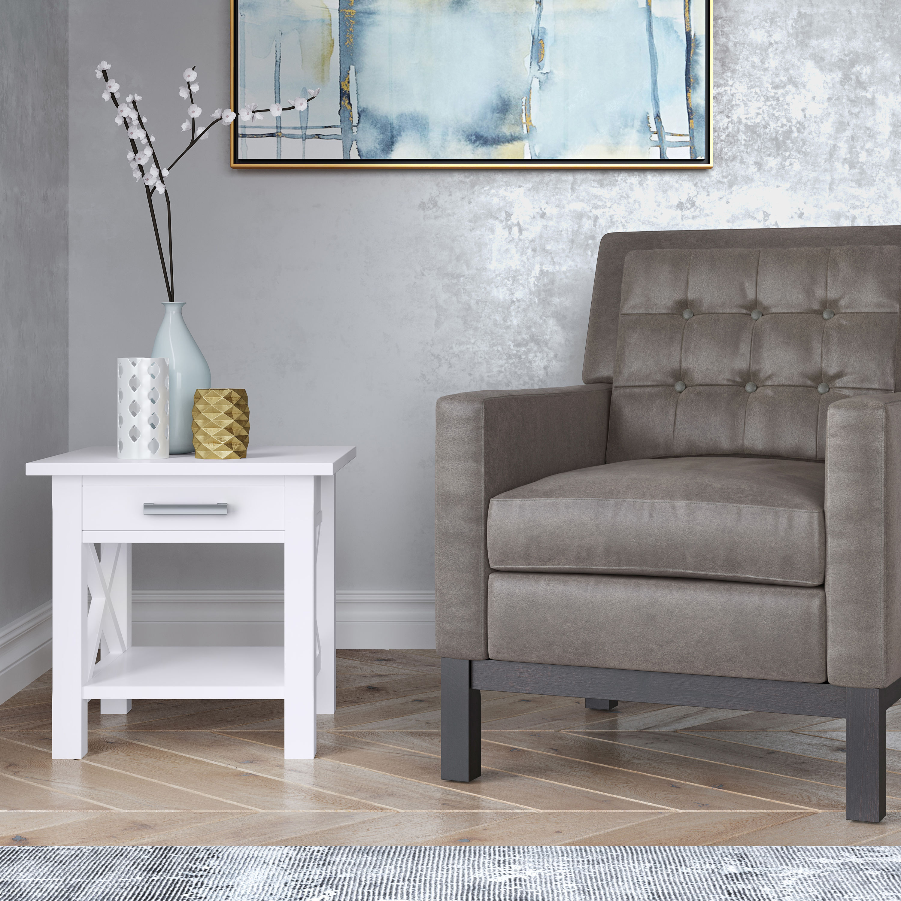 Simpli Home AXCRGL002-W End-Tables - View #7