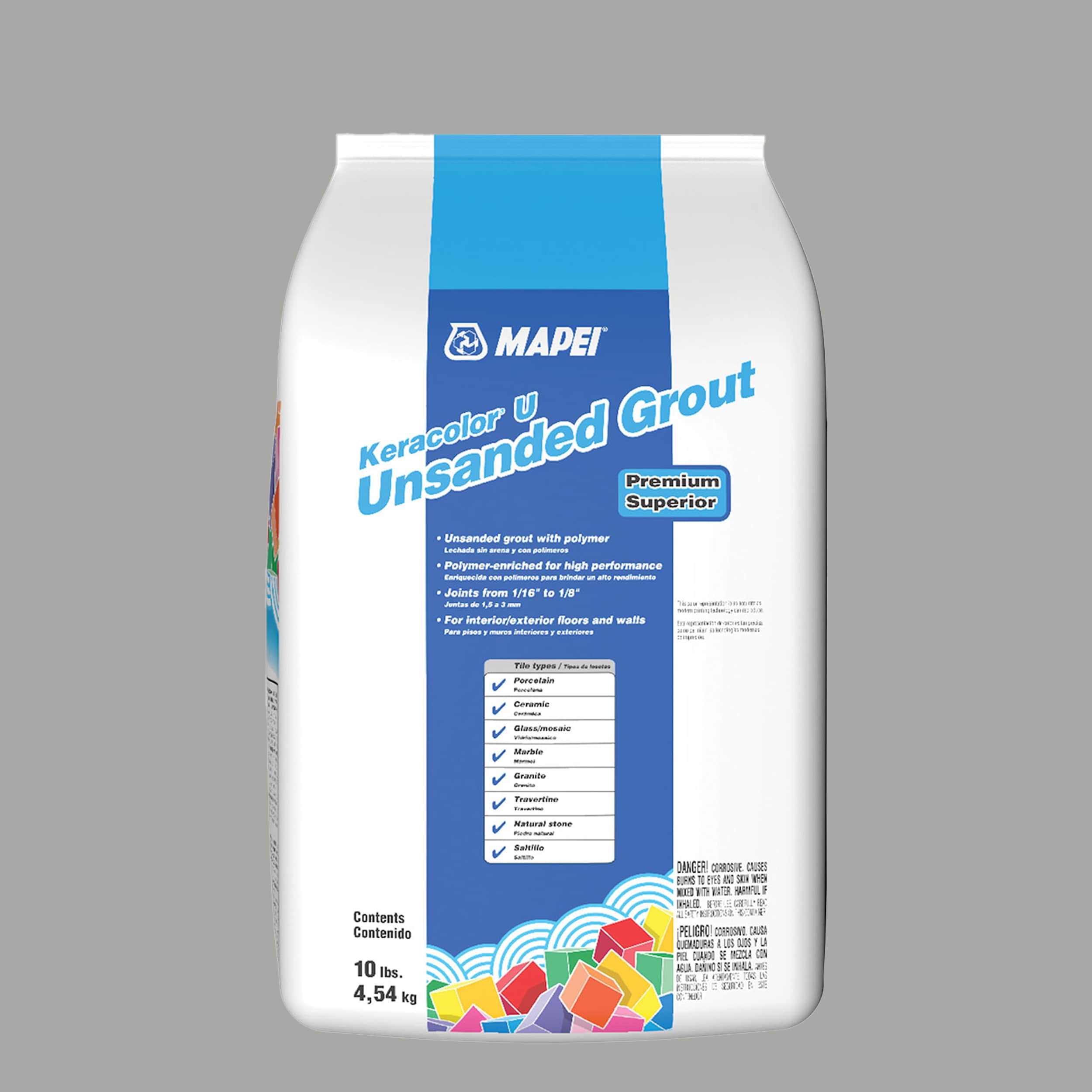 MAPEI 5UH502705 Keracolor Silver #5027 Unsanded Grout (10-lb)