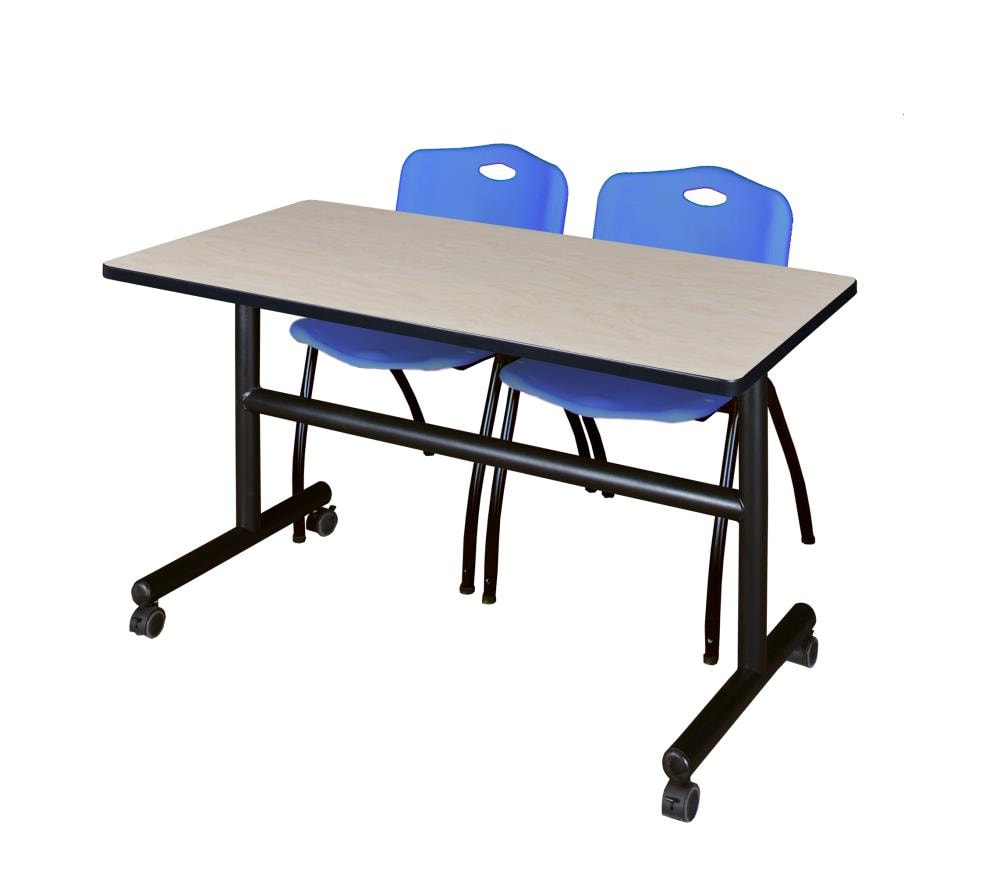 Regency MKFT4824PL47BE Training Off-white 4-Person Training Table (48-in W x 29-in H)