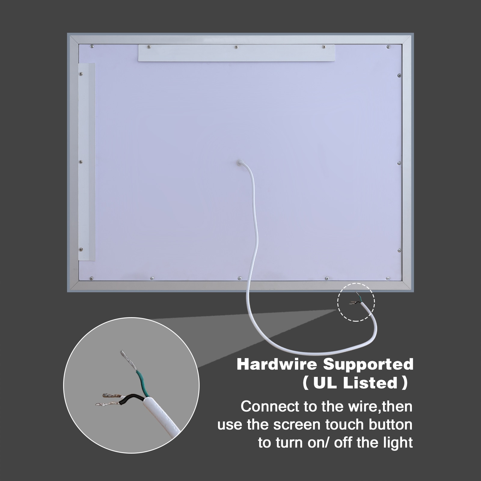 Forclover JSEXDH2432-3X Framed-Bath-Mirrors - View #8