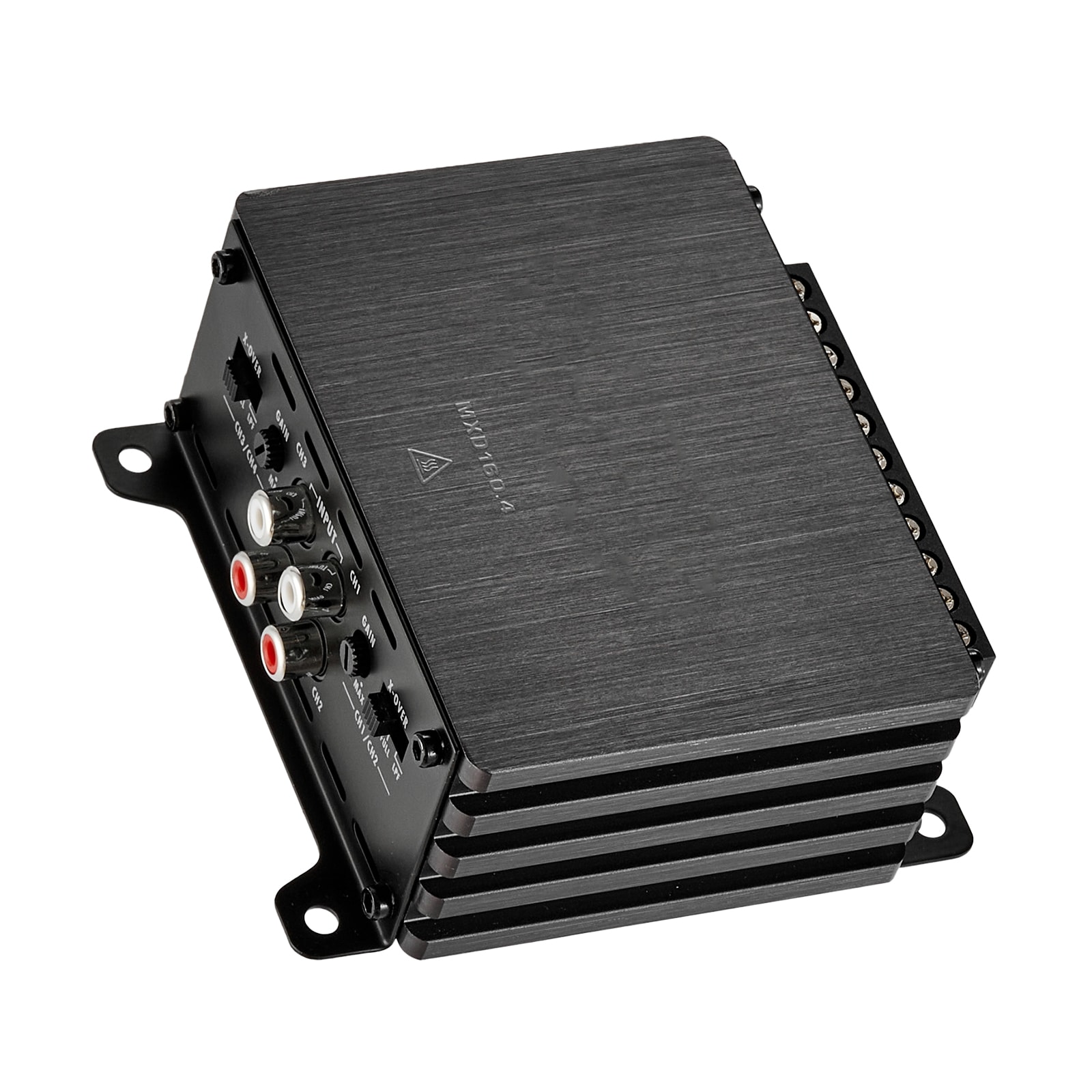 VEVOR 4 Channel Car Audio Amplifier 2 Ohm Stable Bridgeable Class D Full Range Amp Max Power 4 x 110W   4 Ohm / 4 x 160W   2 Ohm for Car SUV Truck Off-Road