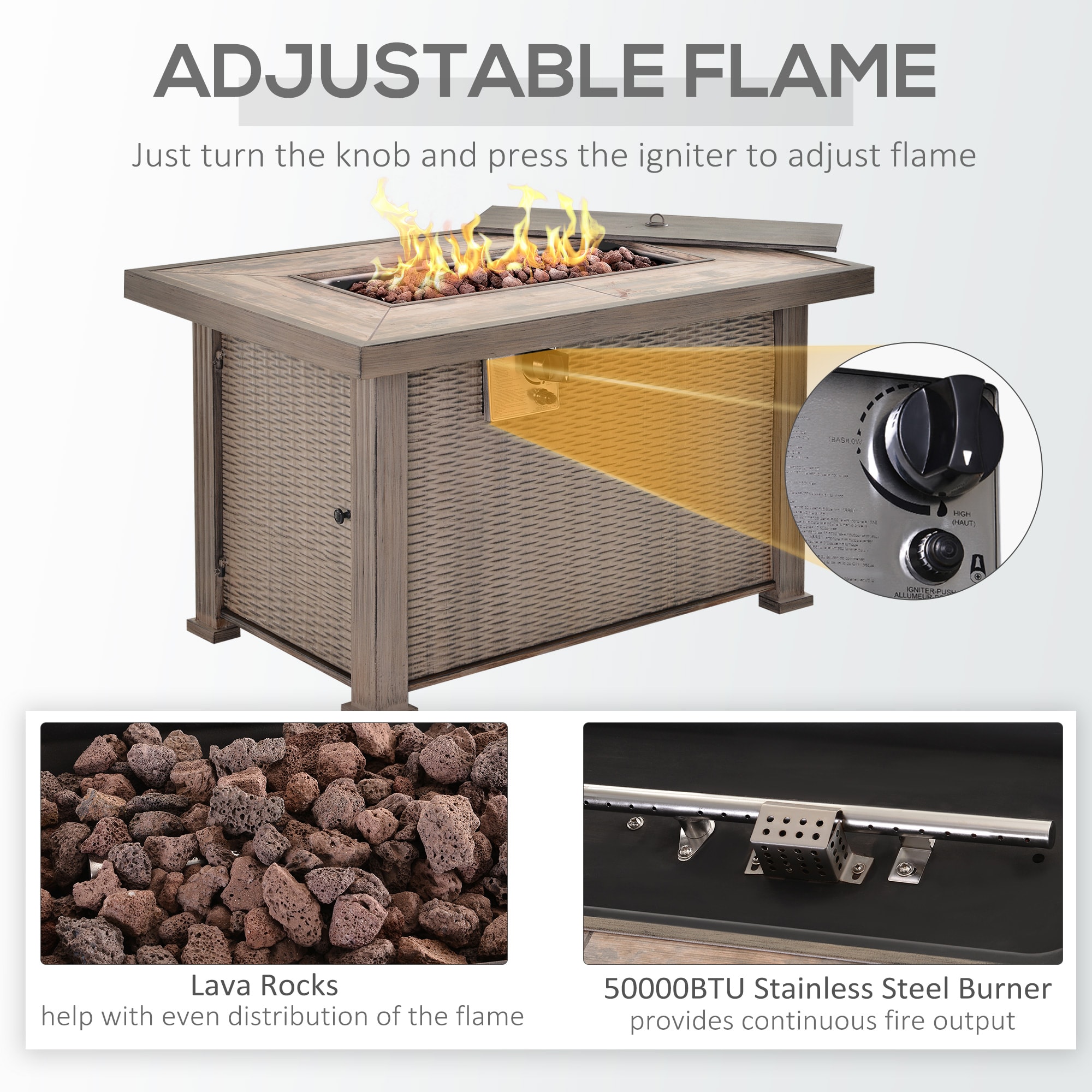 ToolCat PG2-64-PT Outdoor-Gas-Firepits - View #7