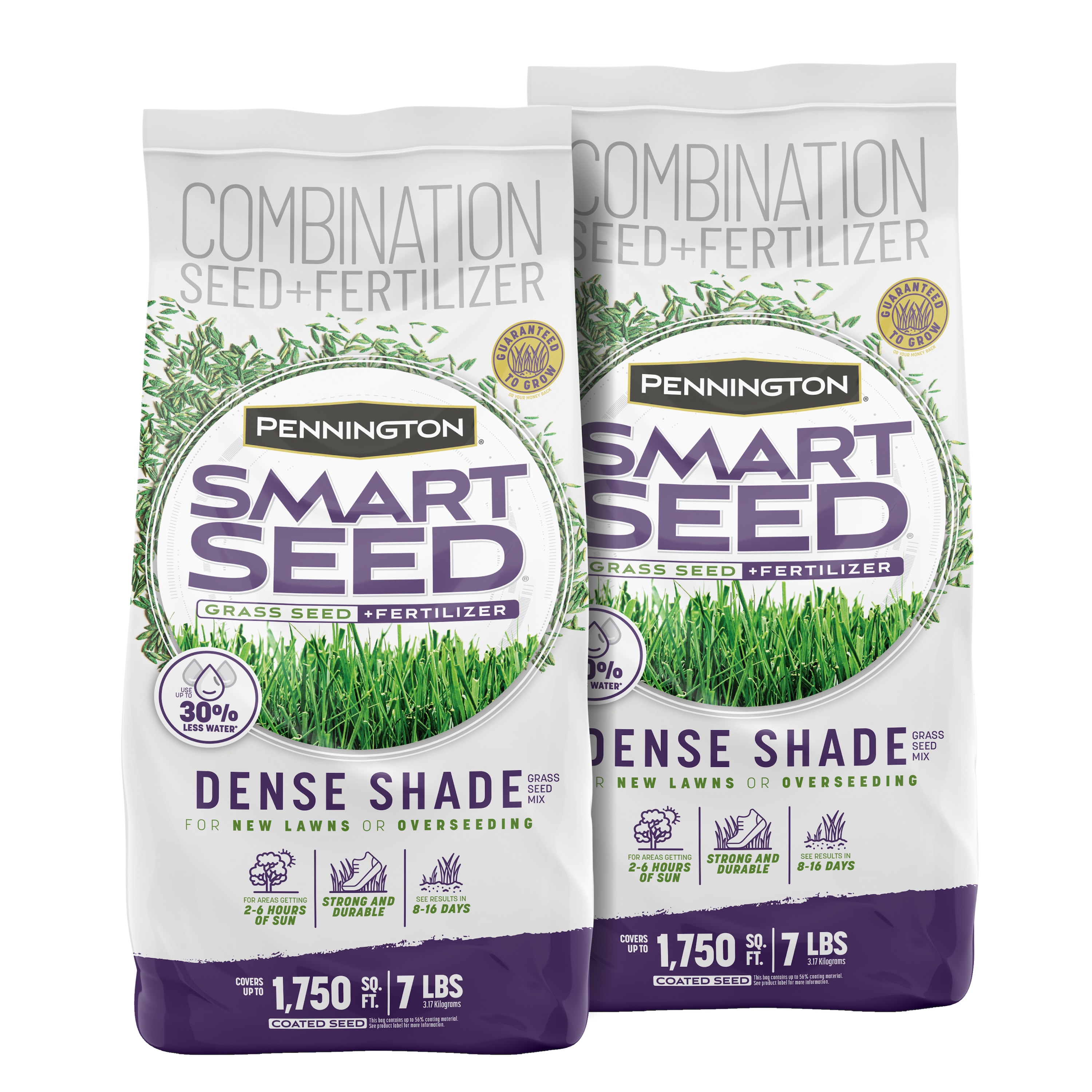 Pennington 100551760 Smart Seed Dense Shade 2 -Pack 7-lb Tall fescue Grass Seed