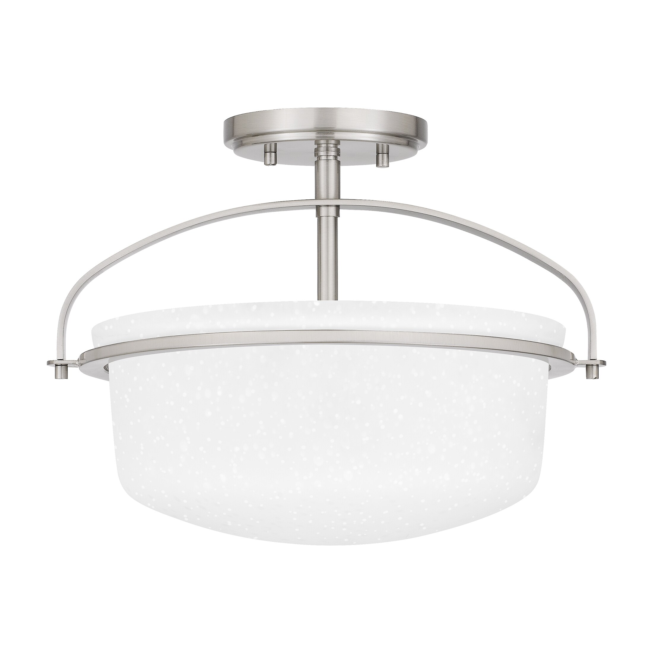 Ashley Harbour ASH32505A1 Bellhurst 2-Light 10.25-in Brushed Nickel Semi-Flush mount light