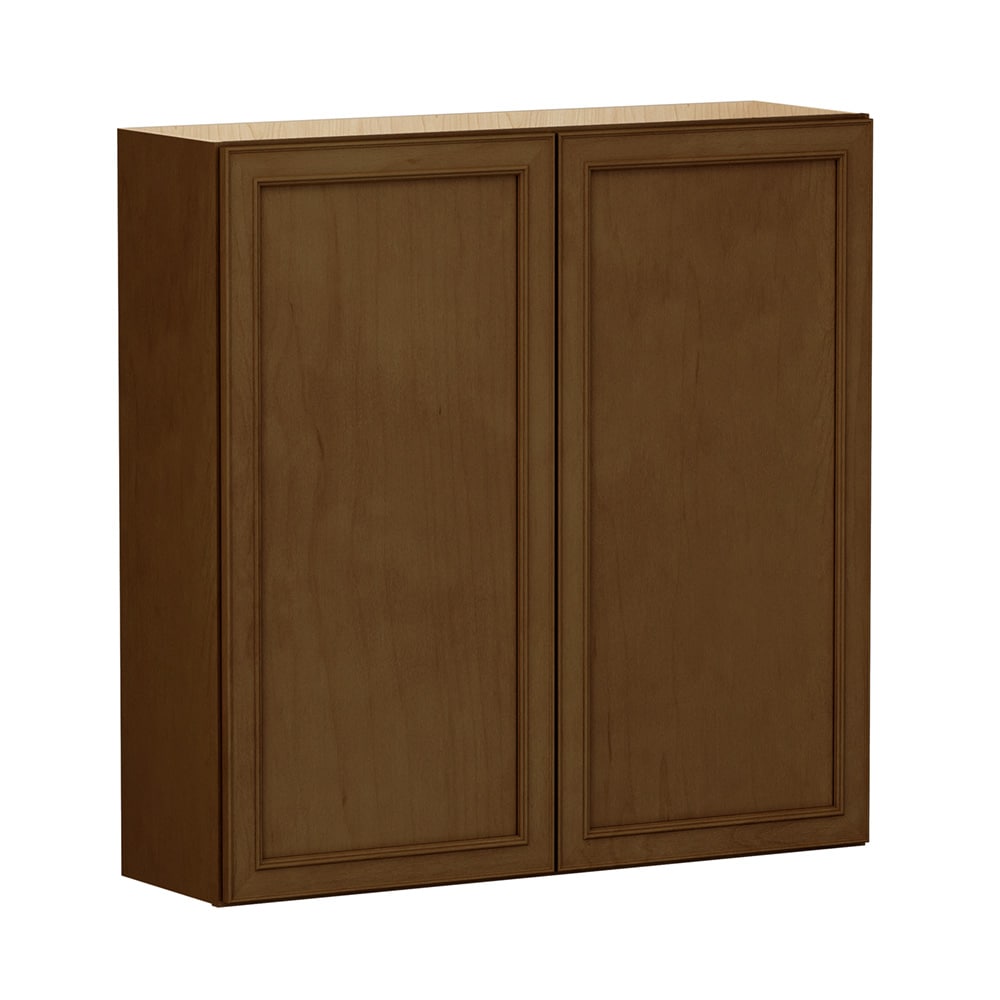 Shenandoah Irvington 42-in W x 42-in H x 12-in D Truffle Maple Wall Cabinet