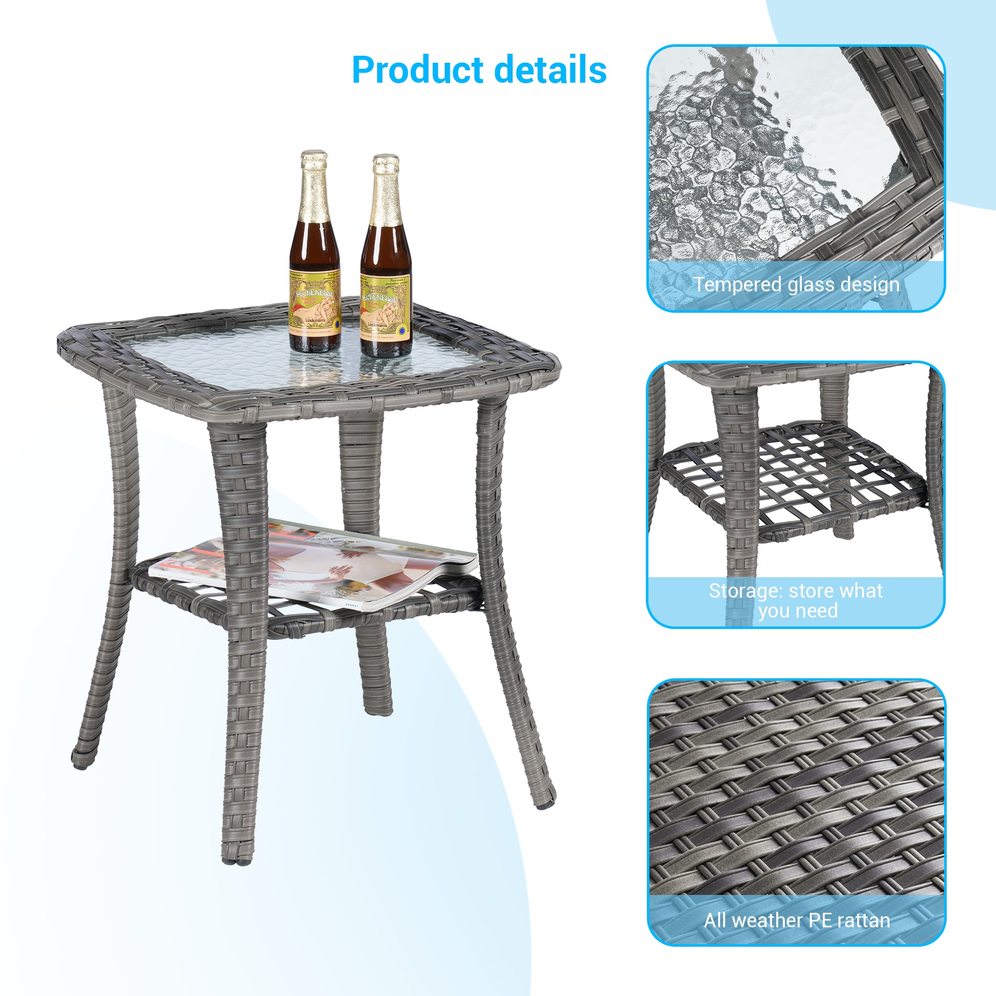 SANSTAR L-WS802-LY-8V1 Patio-Conversation-Sets - View #6