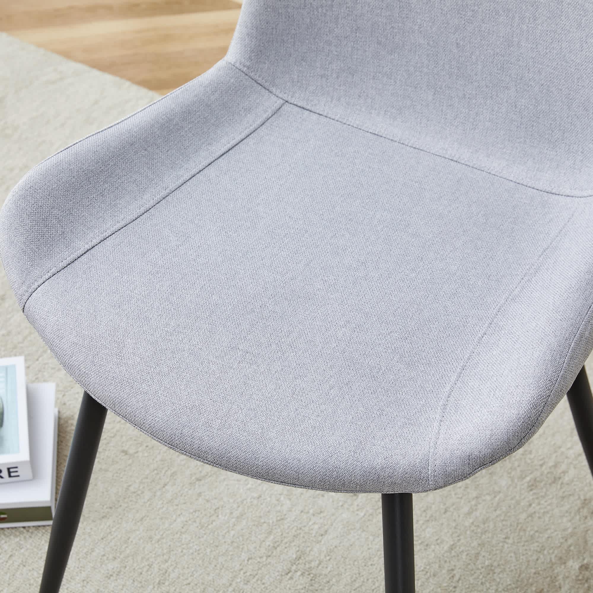 Vynxaria LEXY0131-DJCY-6GRY Dining-Chairs - View #8