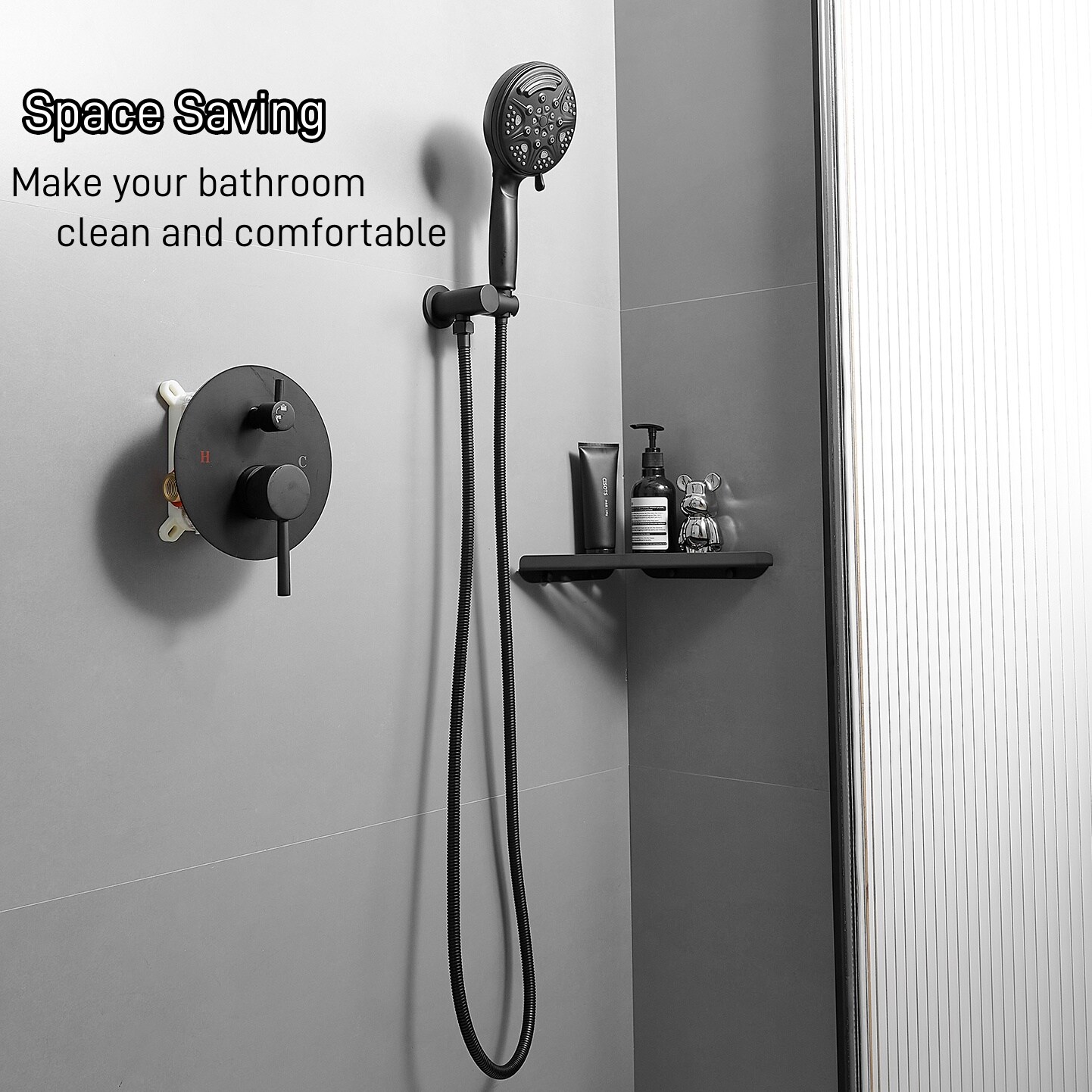 WIZ INJL-009 Bathroom-Shelves - View #3