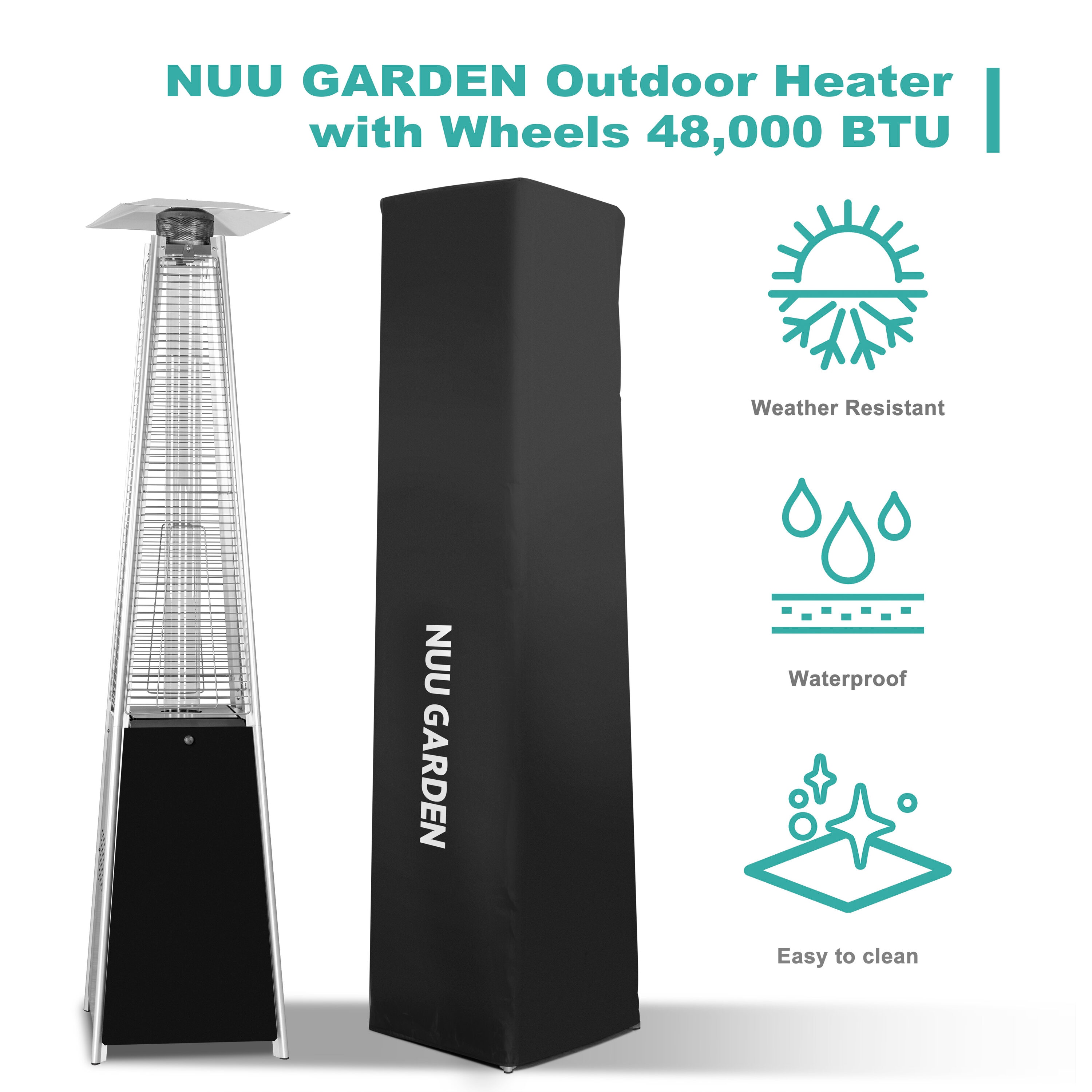 Nuu Garden PAH001 Patio-Heater-Covers - View #2