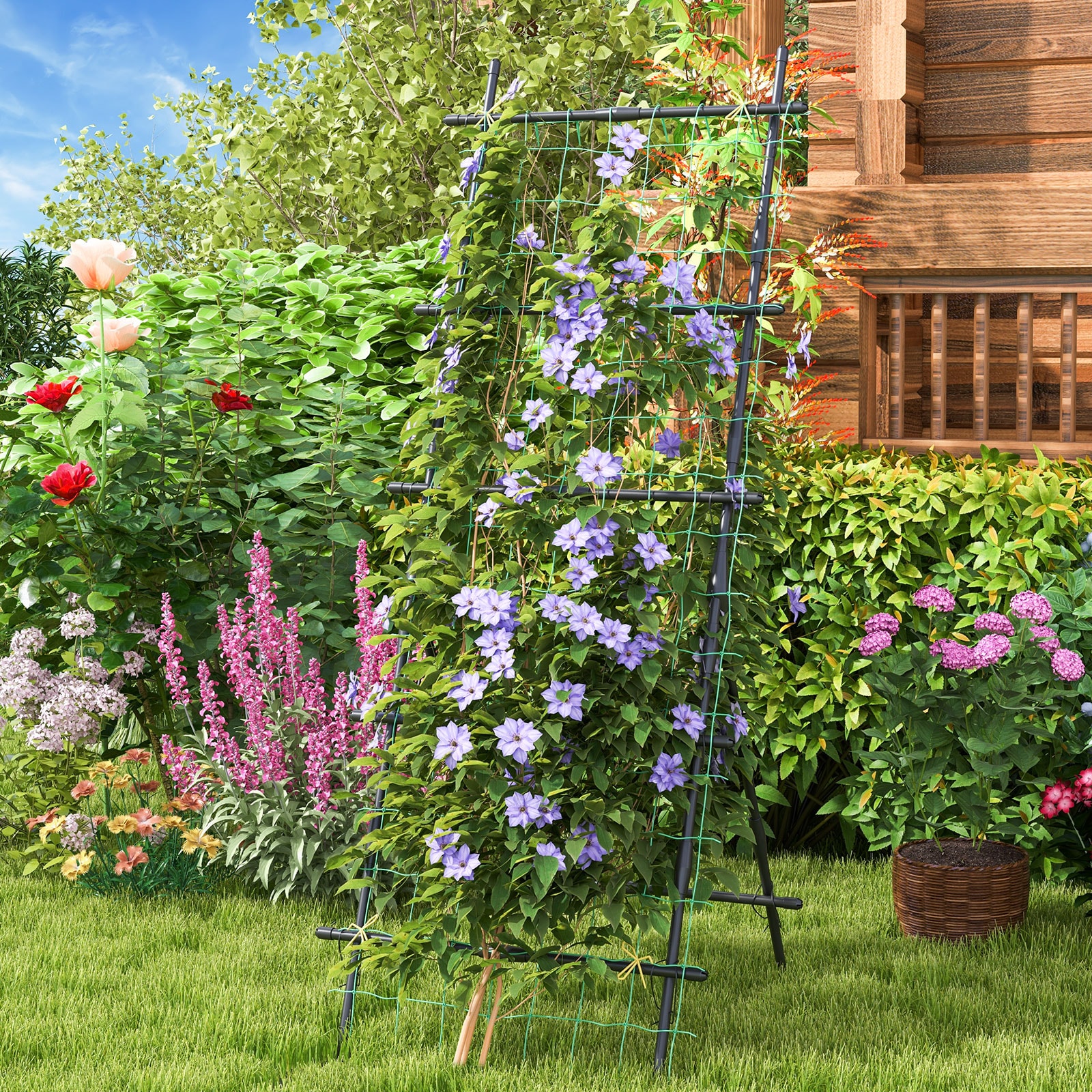  YSGT416672BK Garden-Trellis - View #3