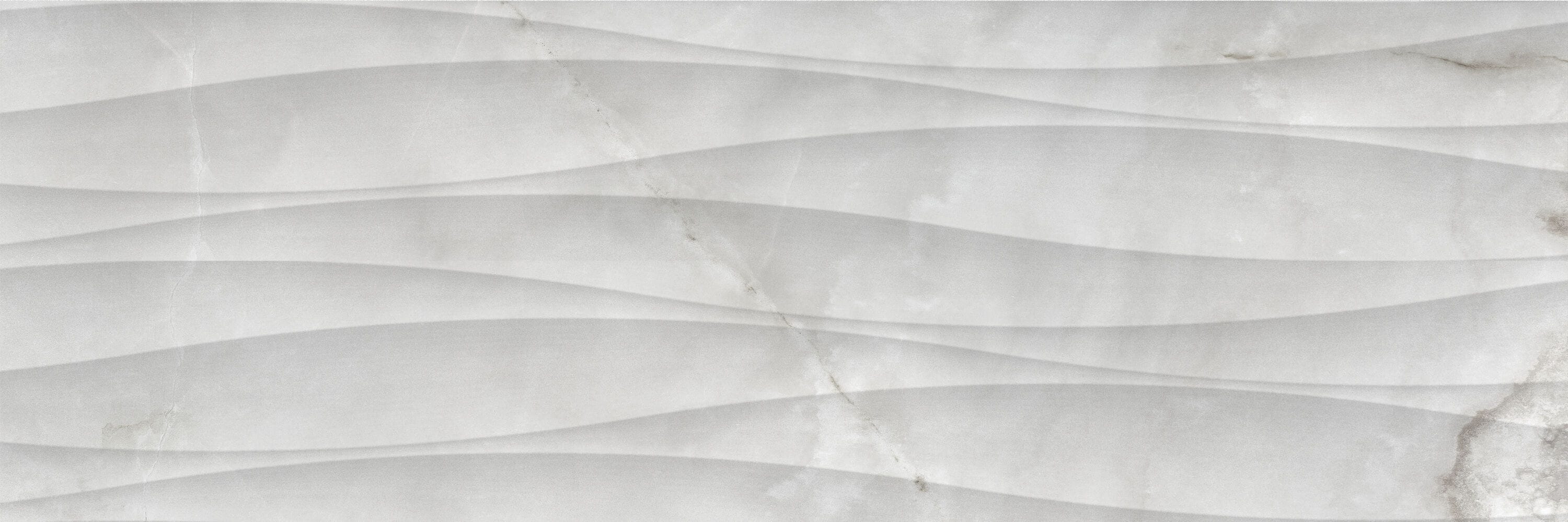 Satori Onyx Suave Curva 12-in x 36-in Matte Ceramic Marble look Floor and Wall Tile ( 14.53-sq ft / Carton ) #4000-0271-0
