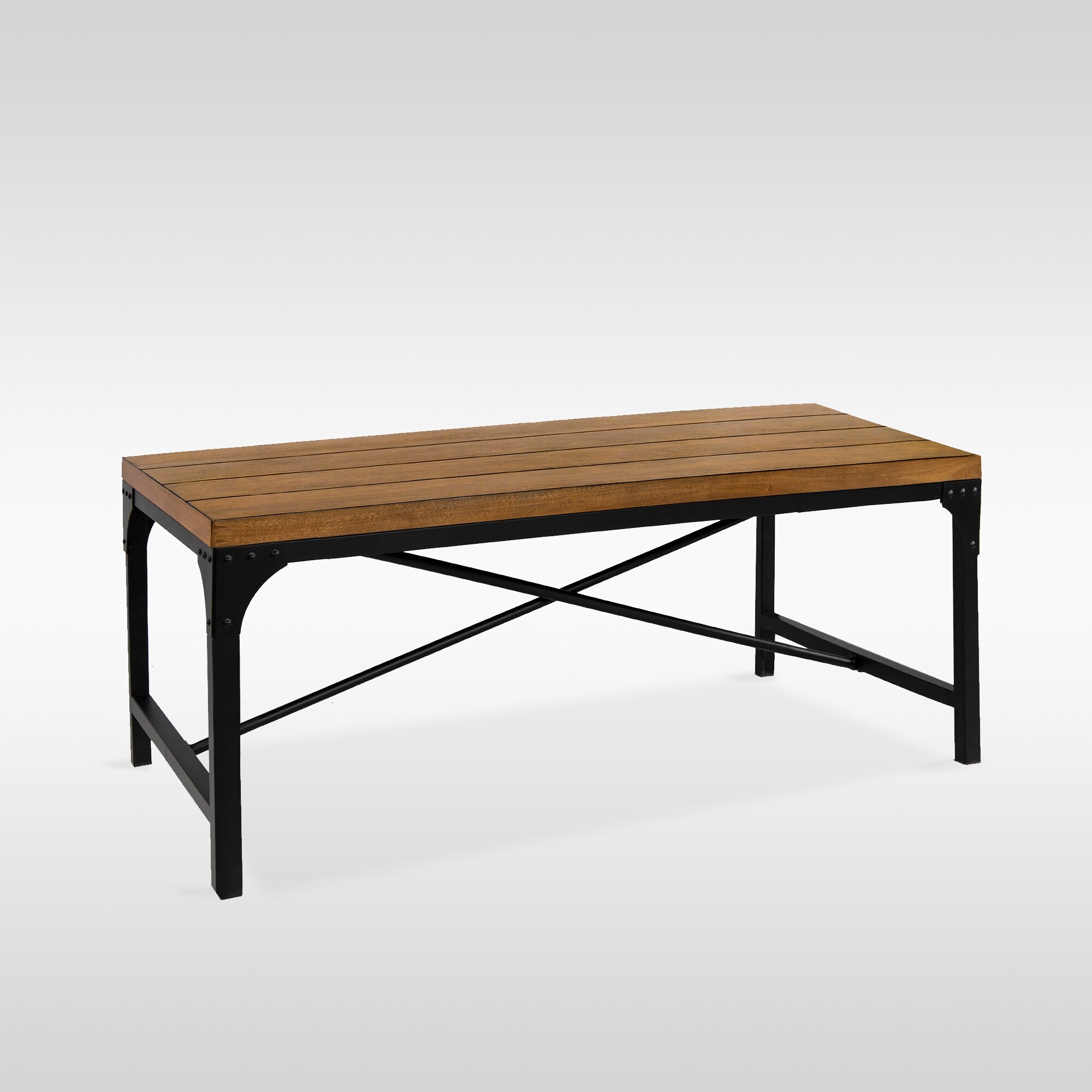 Bordan 90cm Rectangle Wood Coffee Table - Black