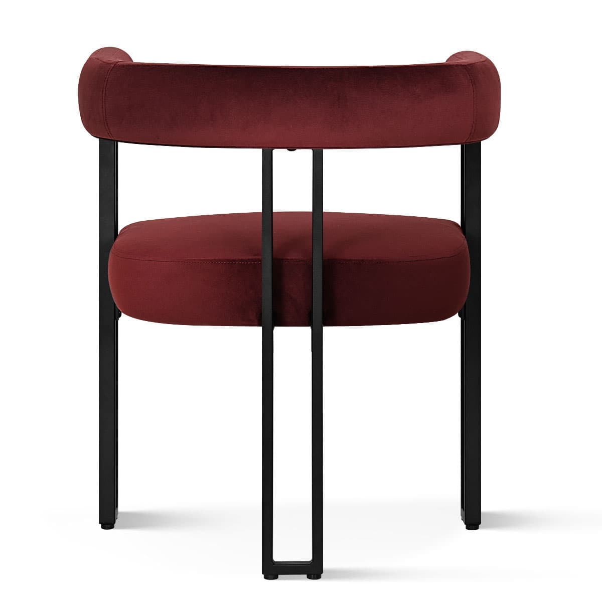 Maison Boucle MIA-VELVET-BURGUNDY2 Dining-Chairs - View #6