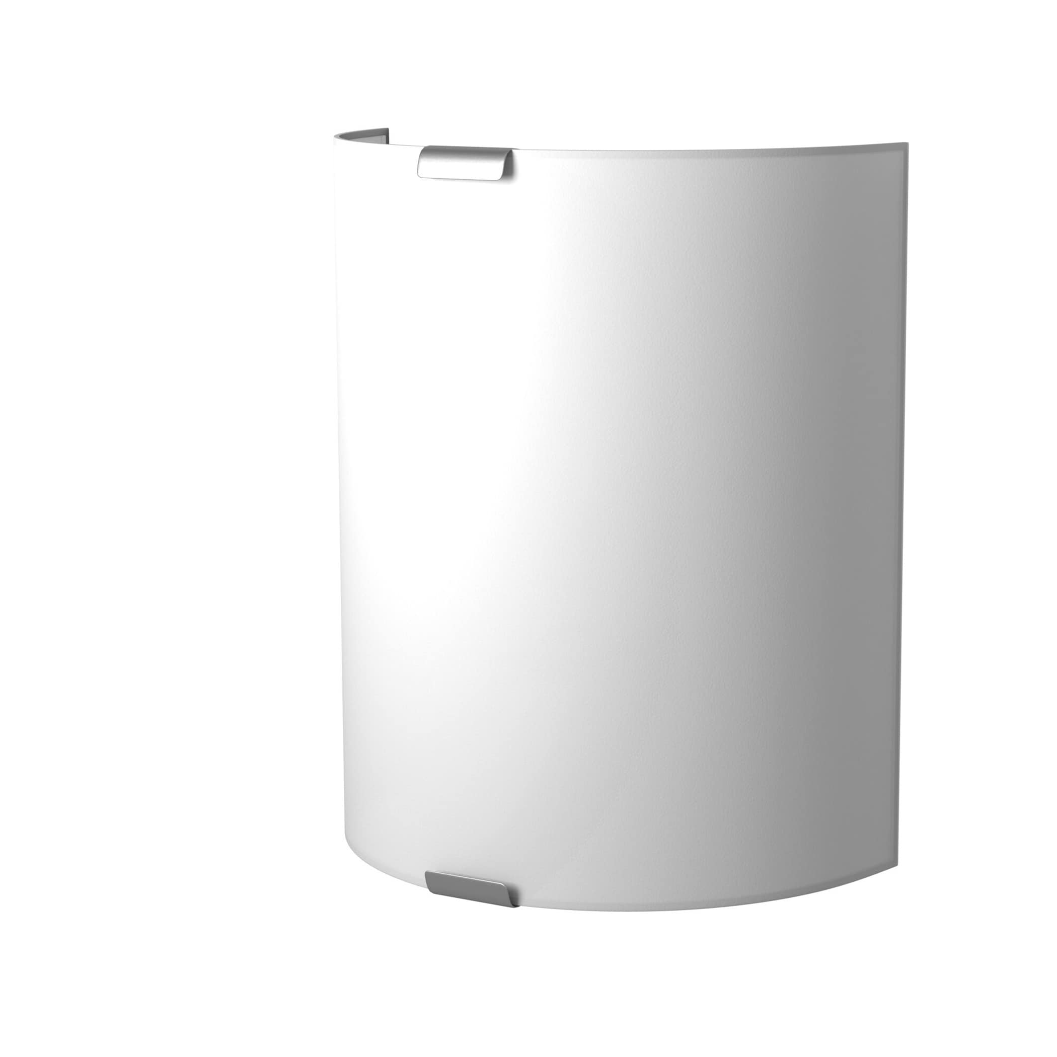 Grafik 8.25" Chrome Satin Glass Dimmable Wall Sconce