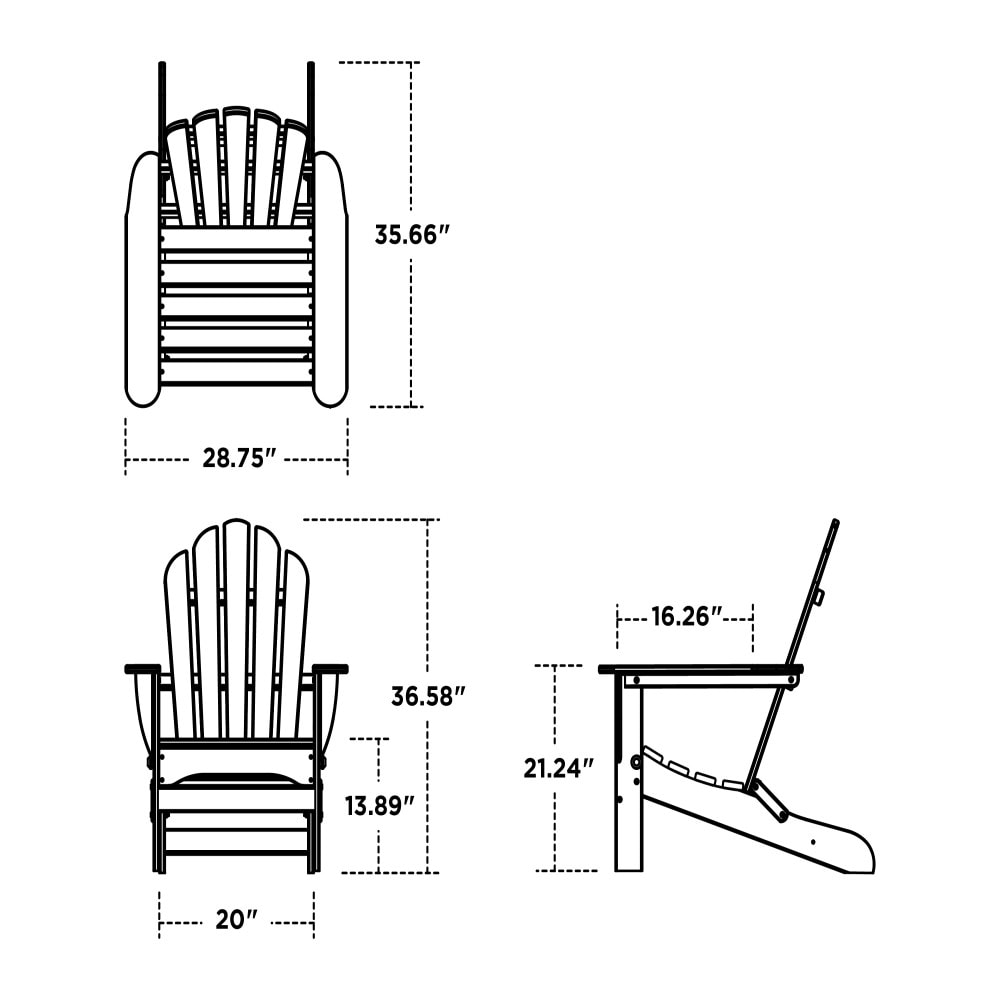 Trex Outdoor Furniture TXAD5034CW Patio-Chairs - View #3