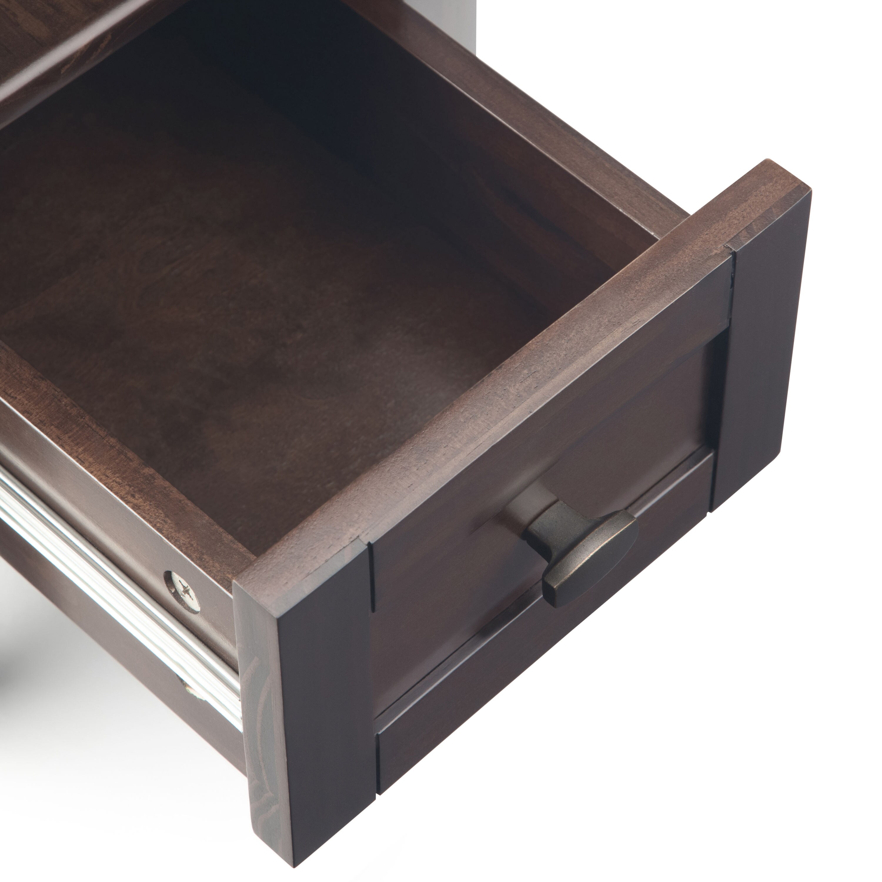 Simpli Home Warm Shaker Solid Wood Desk - Tobacco Brown