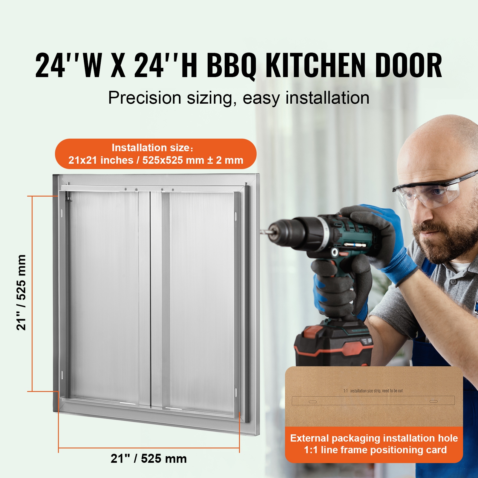 VEVOR SMABSCJMYS24Y71UBV0 Builtin-Grill-Cabinet-Parts - View #5