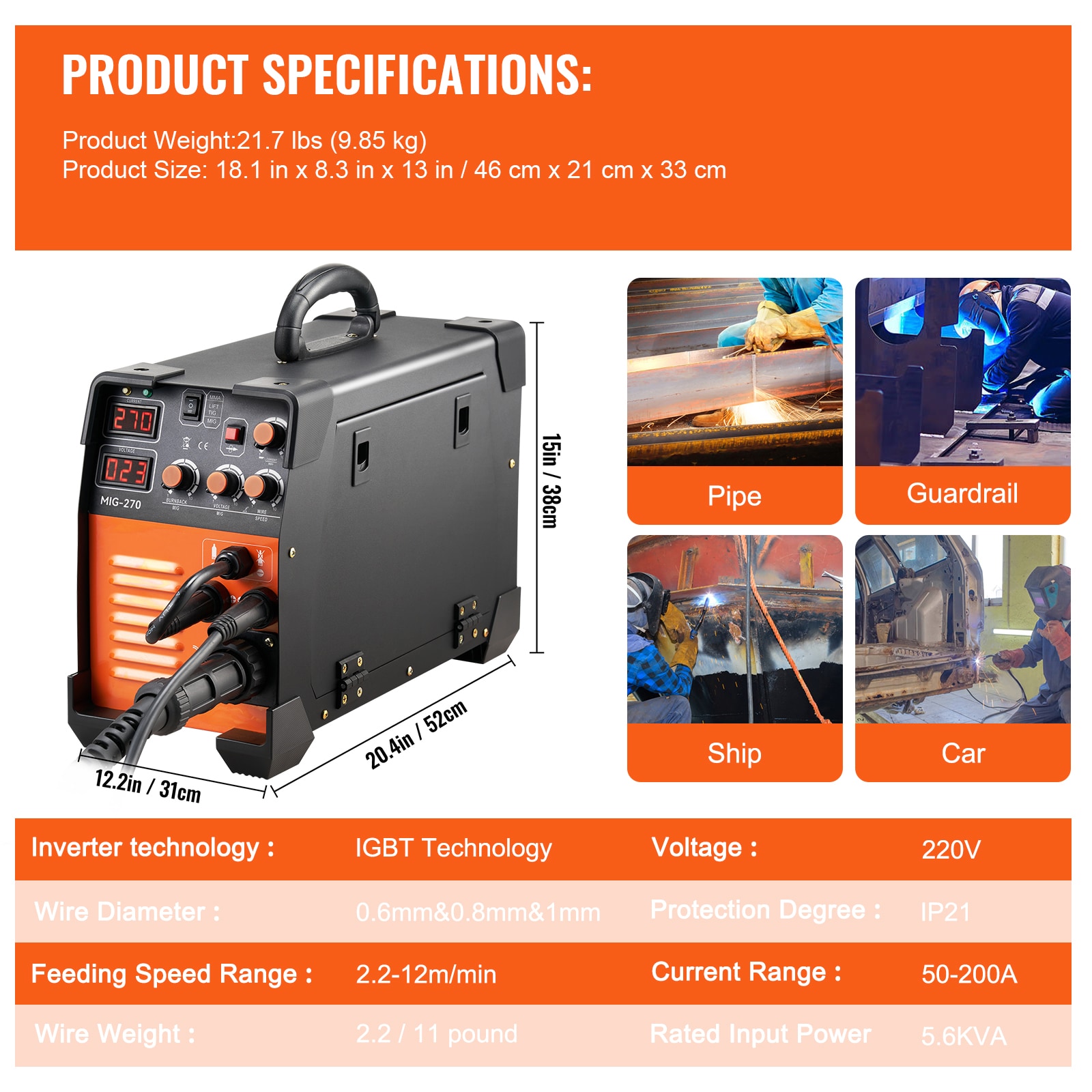 SVOPES SVOPESDHJMIGM03691V5 Wire-Feed-Welders - View #8