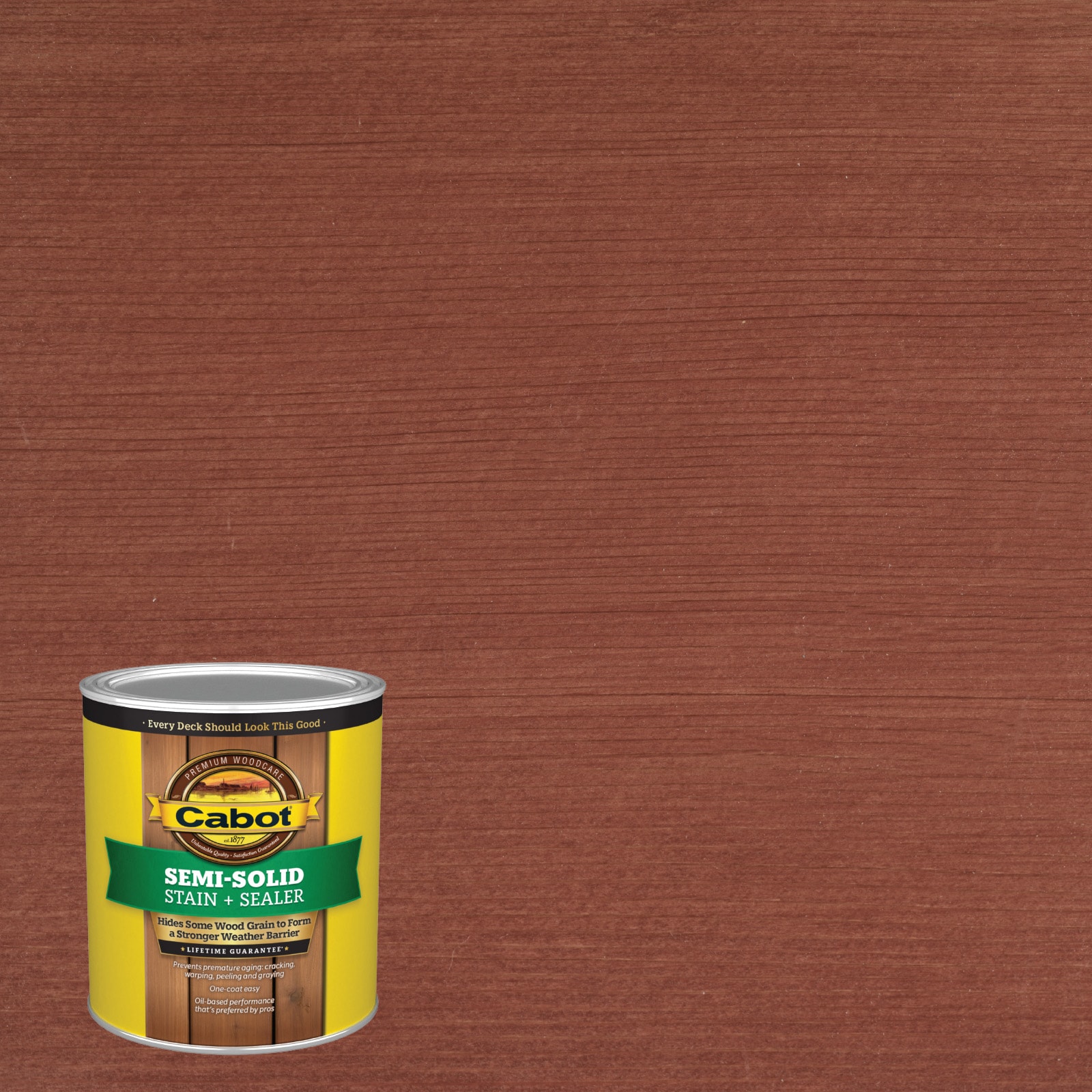 Cabot BRICKSTONE-1028059 Brickstone Semi-solid Exterior Wood Stain and Sealer in One ( 1-quart )