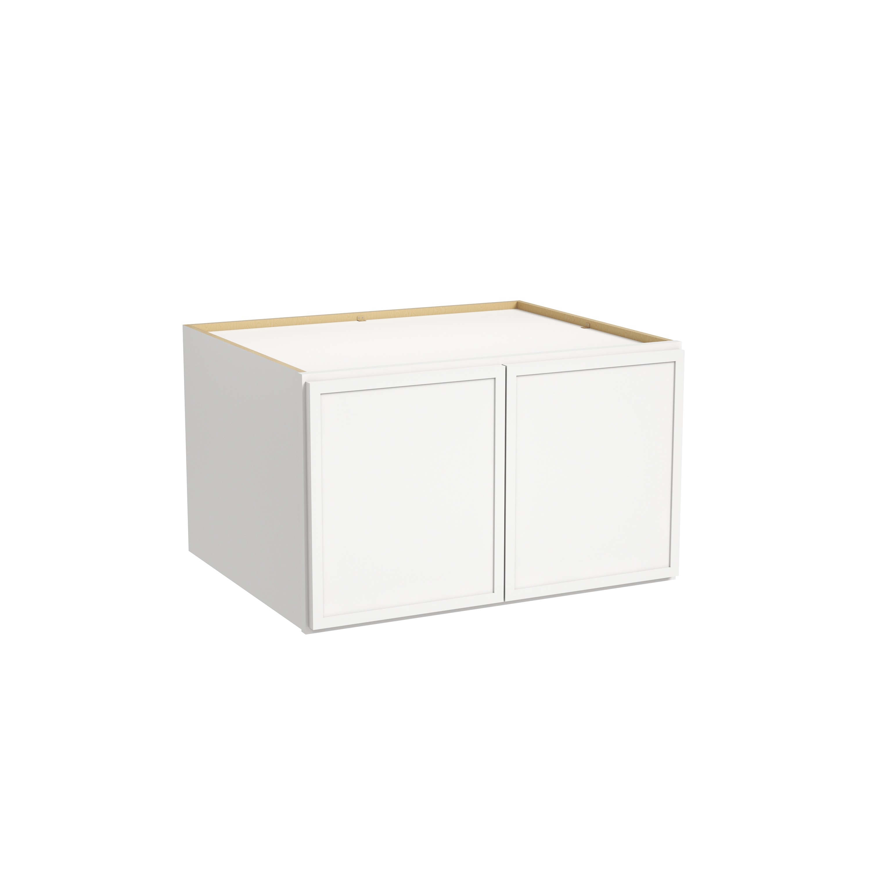 CASAINC - 30-in W x 18-in H x 24-in D Dove White Ready to Assemble (RTA) Plywood Deep Wall Cabine...
