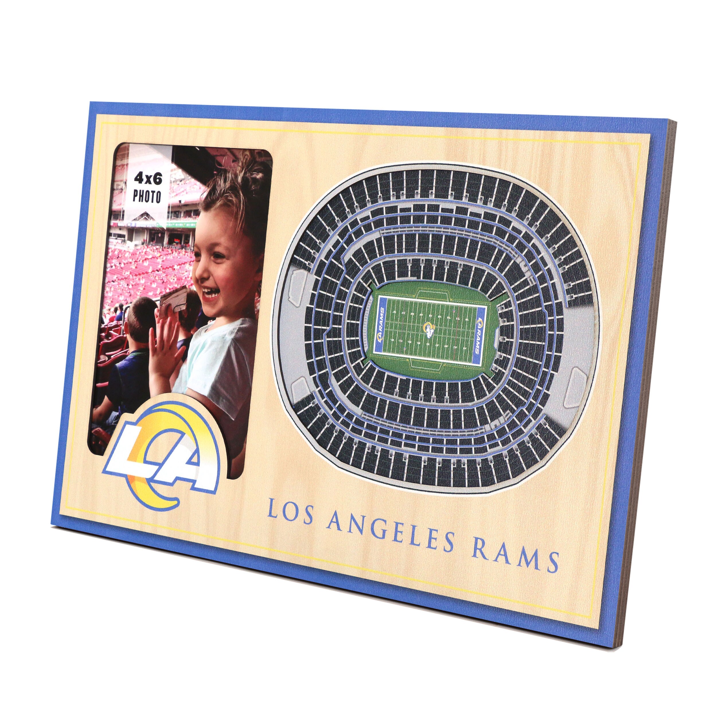 NFL Los Angeles Rams Super Bowl 2022 Team Force Photo Mint Frame