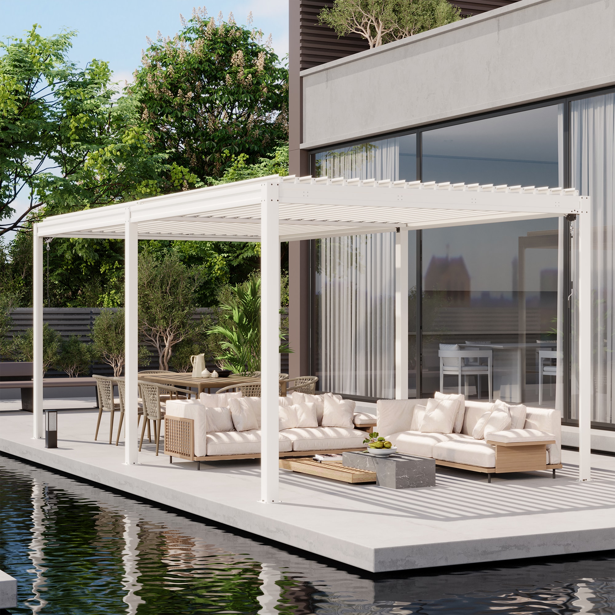 Mondawe MD-LGMF1632-W Pergolas-2 - View #2