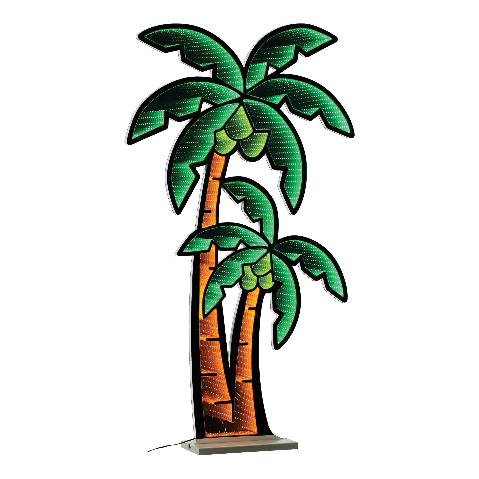 Melrose International Palm Tree Ekkolight 48 in H Acrylic UL Plug