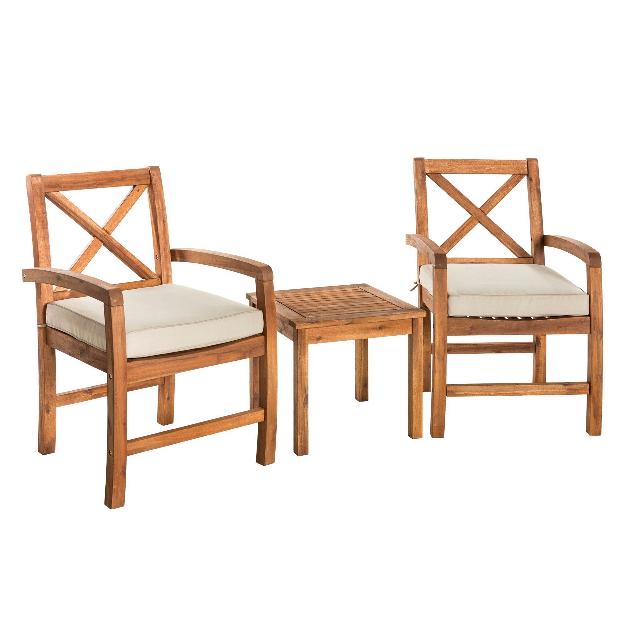 Walker Edison LWWC3XCGBR Patio-Conversation-Sets - View #2