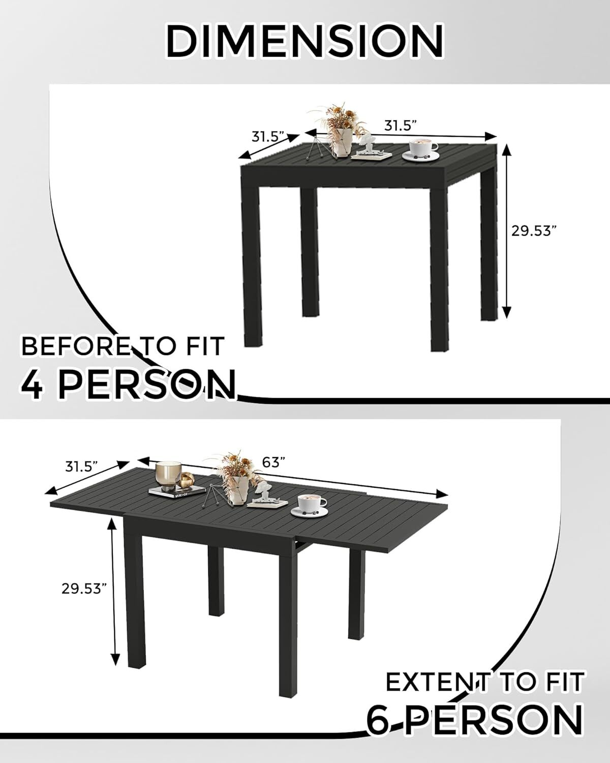 Der Rose LMXPHO-334B-0917HSQJ Dining-Tables - View #7