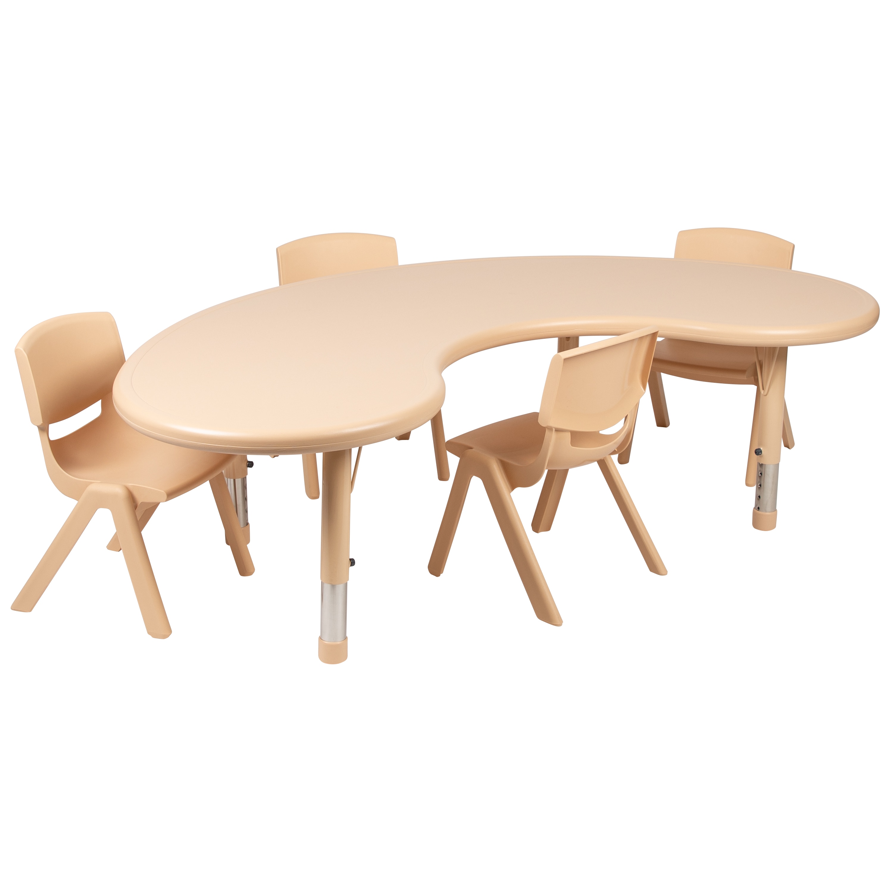 half table and chairs