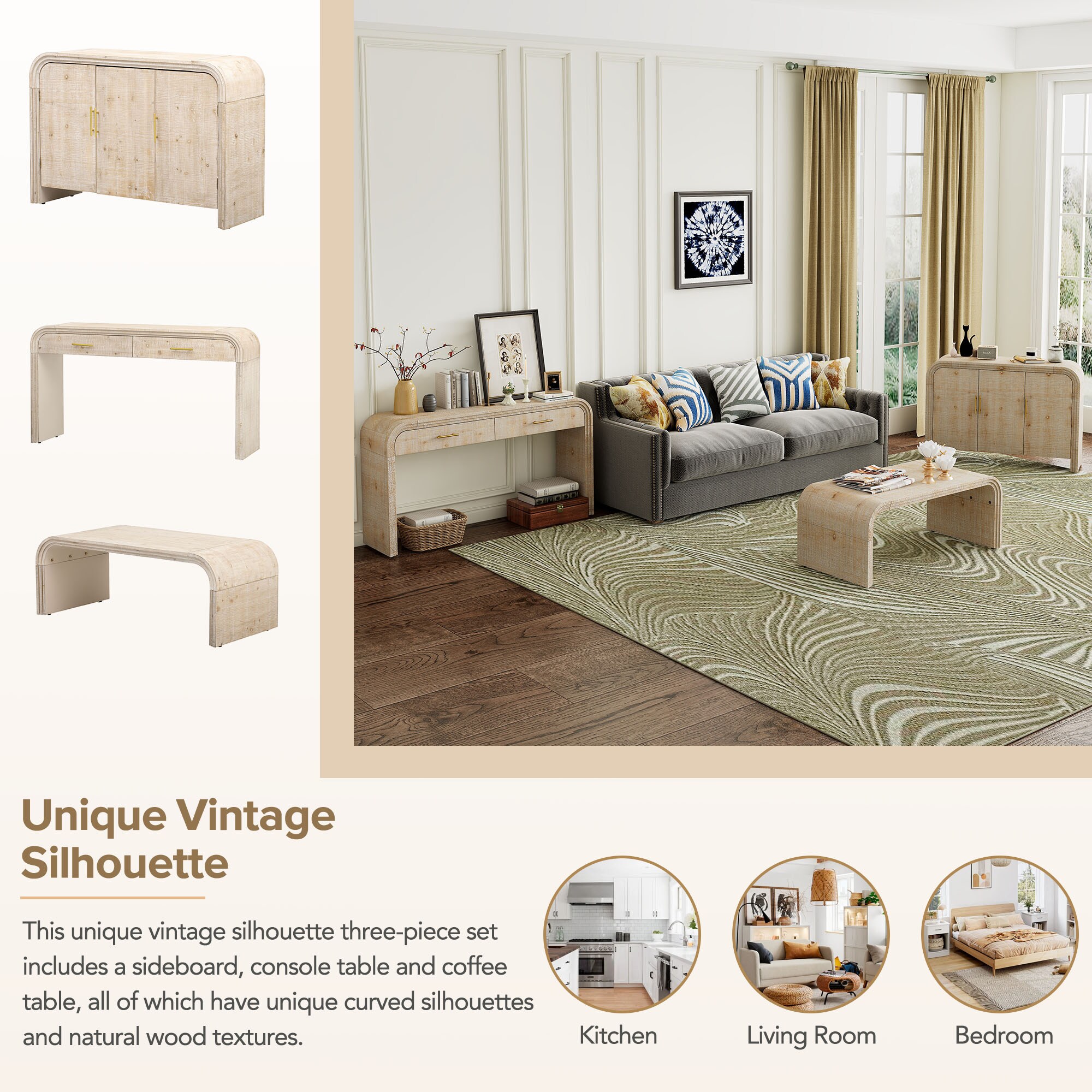 ModernLuxe XW000016AAD Console-Sofa-Tables - View #2