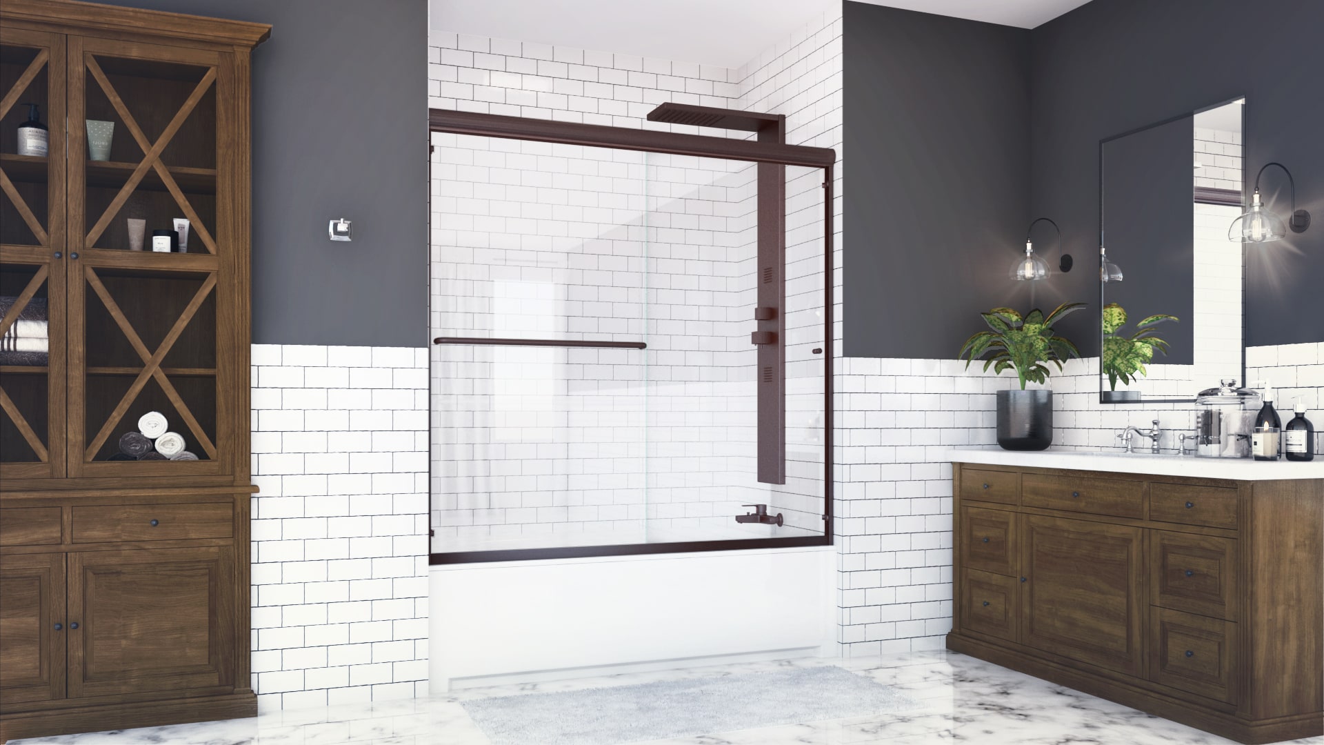 Holcam DTEORBCLR5855HS Bathtub-Doors - View #9
