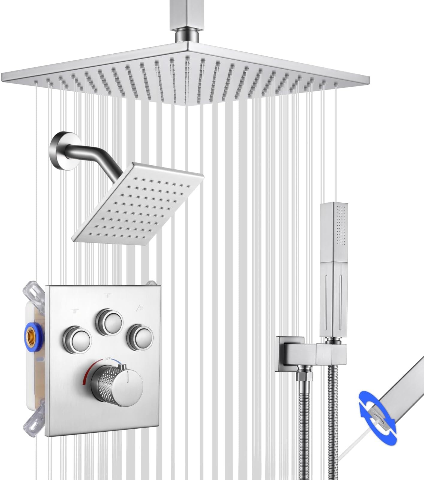 Afoxsos LAF0115S22 Showerhead-Bar-Panels - View #7