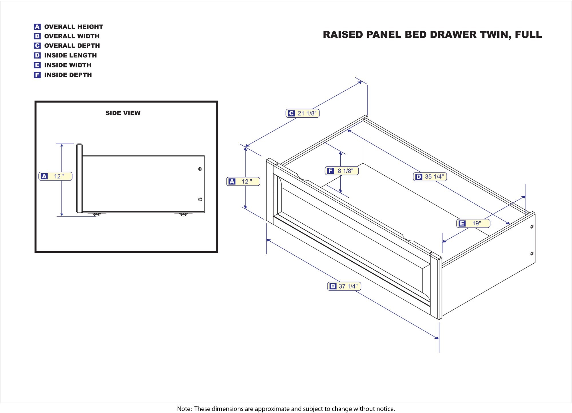 AFI Furnishings AE663032 Storage-Drawers - View #6